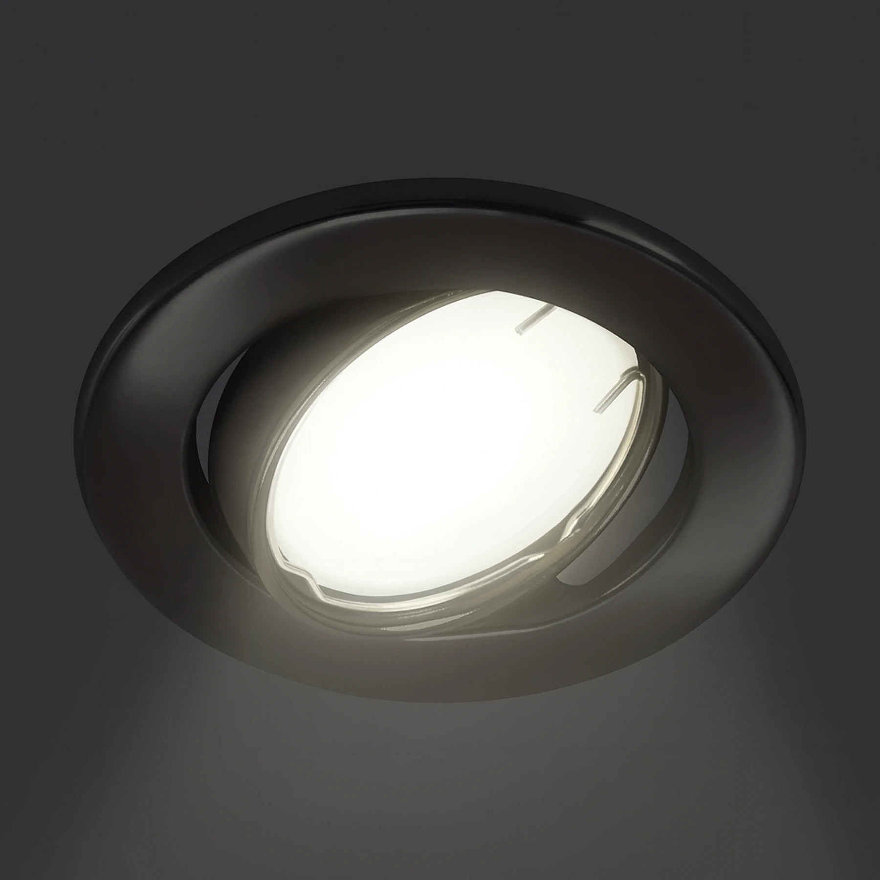 BONO C - Einbau Deckenspot in schwarz - Lichtfarbe: individuell wählbar