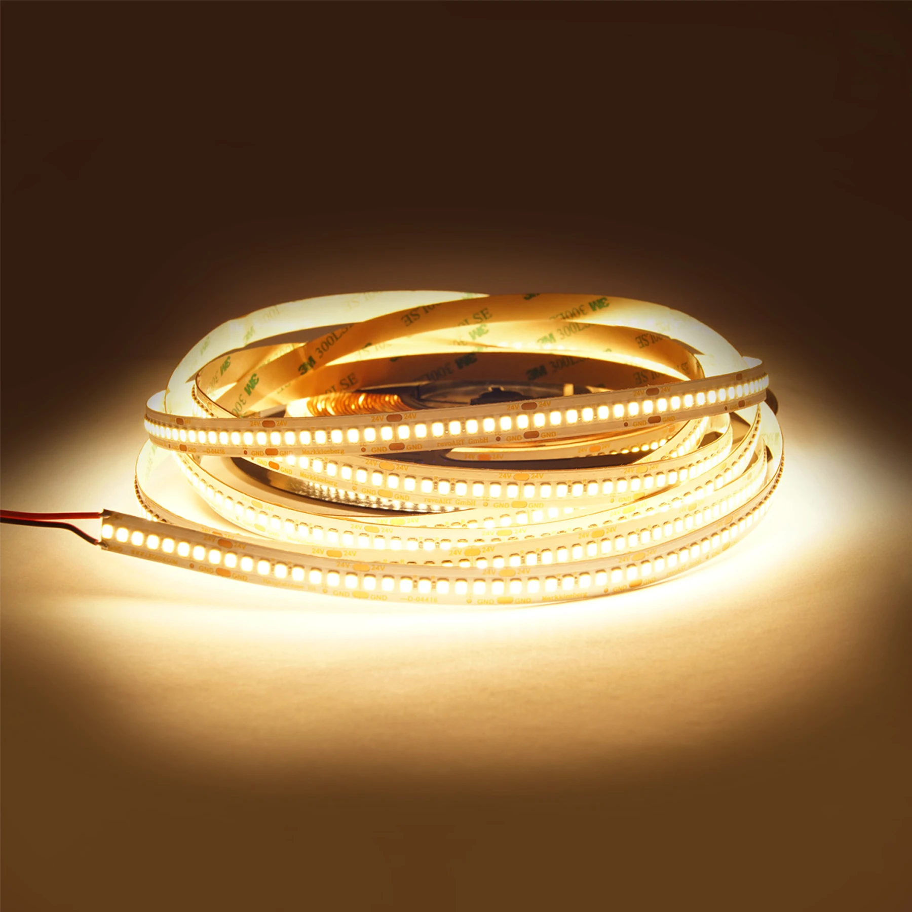 24V High Power LED Streifen - warmweiß - 240 LEDs je Meter - alle 3,33cm teilbar - 40cm - 96 High Power LEDS - 7,7 Watt - 1256 Lumen - ohne Eingangskabel - Löten erforderlich