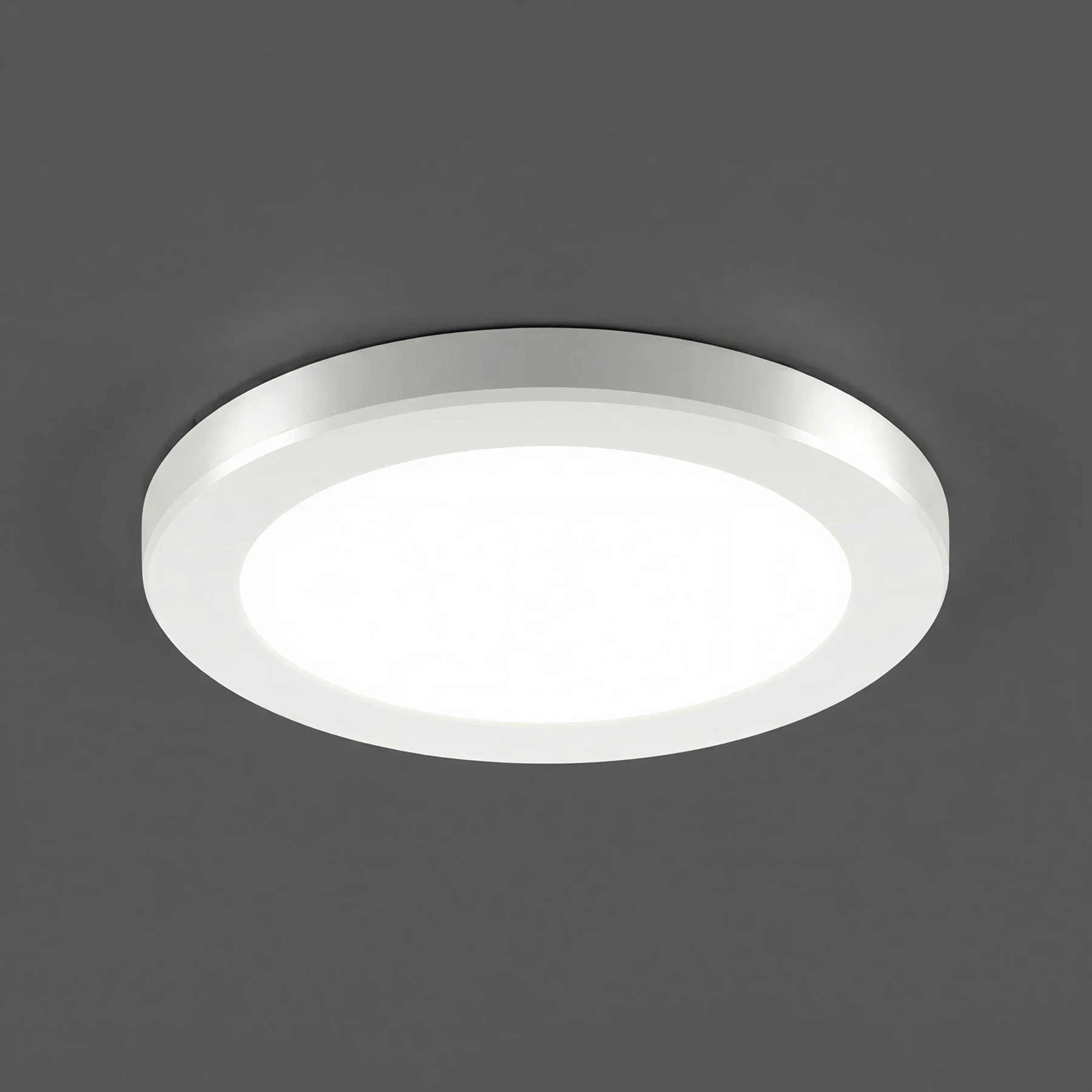 Decken Aufbauleuchte in weiß - Ø22cm - 18 W - Lichtfarbe: weiß einstellbar