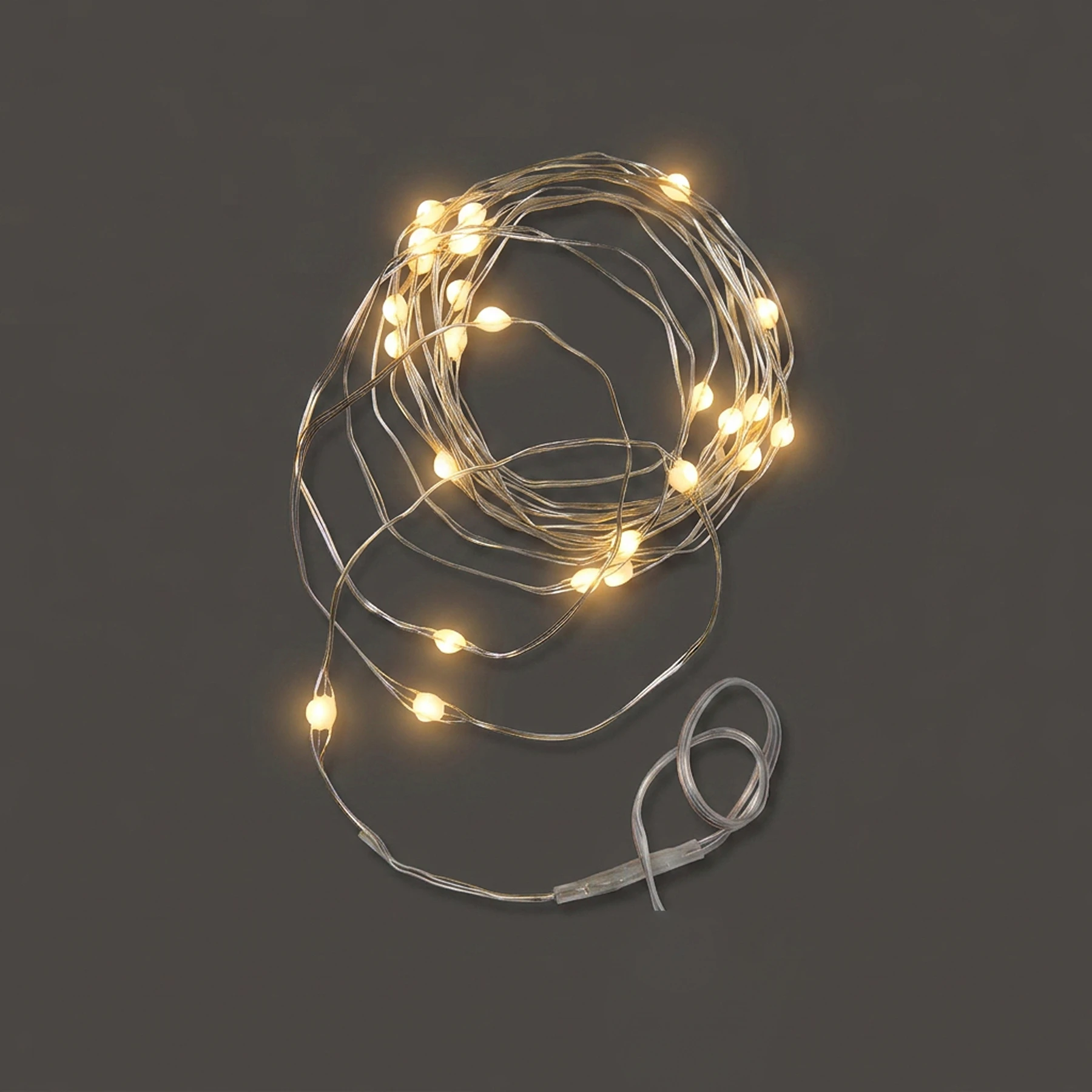 Smart Light - Deko Lichterkette für innen - 3 m - 30 LEDs - Betrieb per USB - Fernbedienung - RGB
