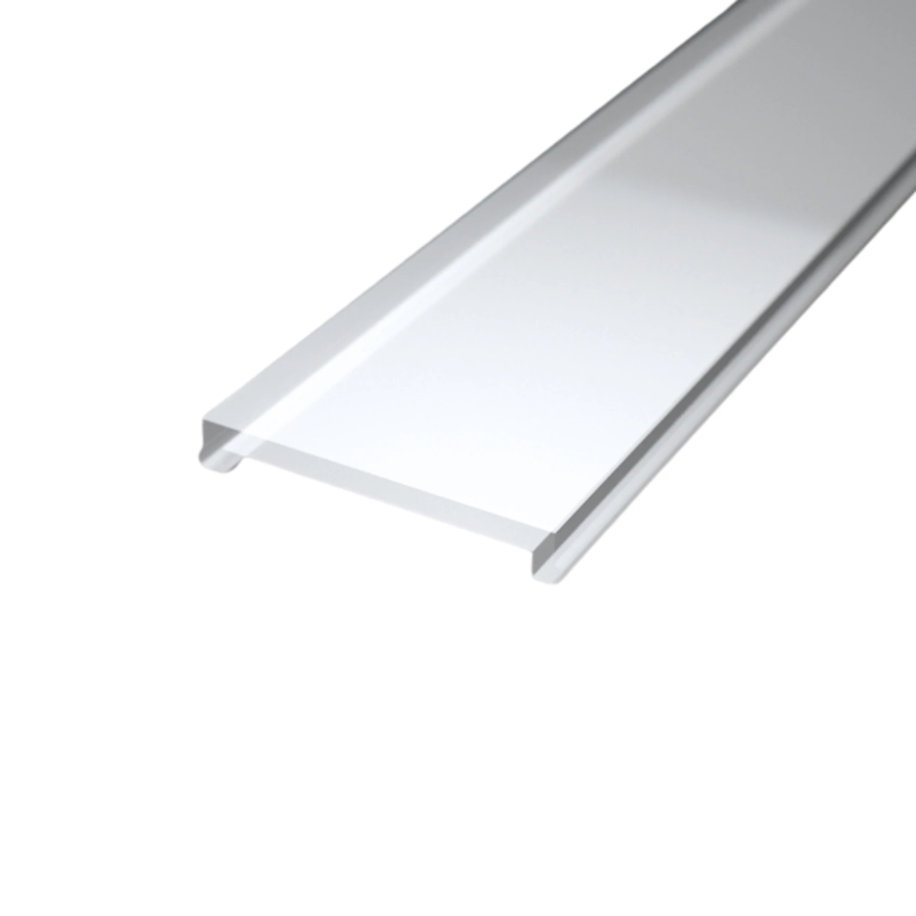 transparente Abdeckung für LED Aufputzprofil - Classic Maxi, CC-36, CC-36-BLK, CC-36-WHT - 100cm Länge