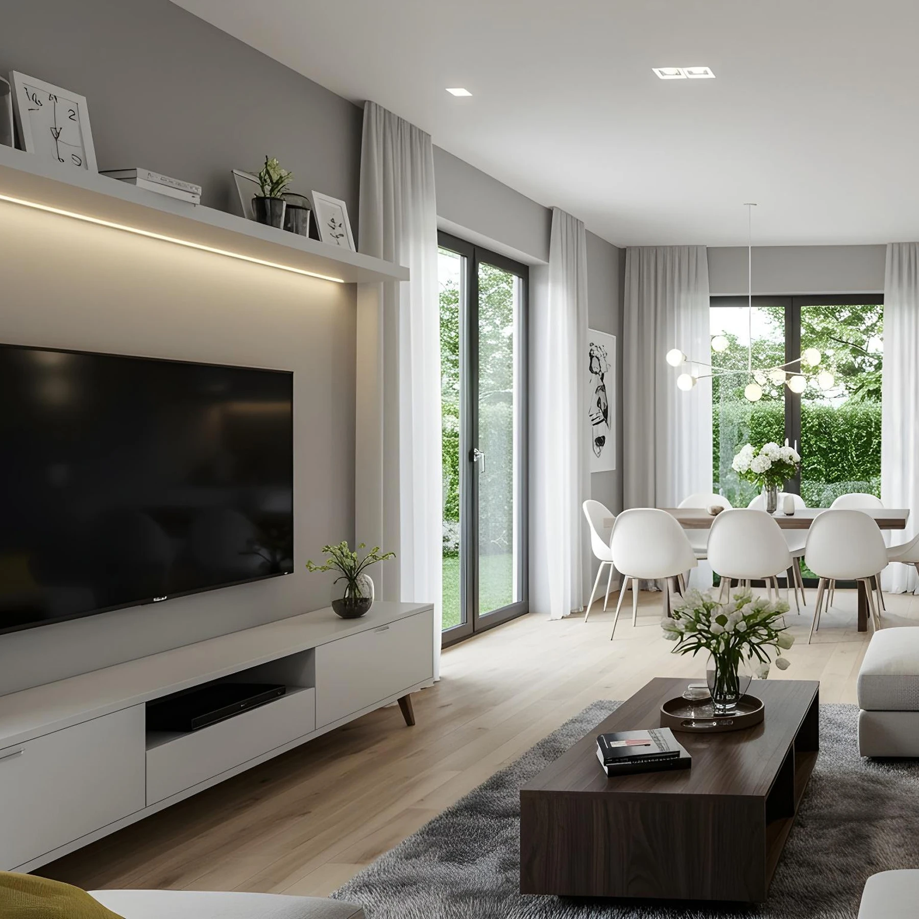 12V Aluminium LED Eckleiste - High Power - neutralweiß - diffuse Abdeckung - 33cm - 36 High Power LEDs - 5,7 Watt - 947 Lumen - kein Anschlußkabel zum Netzteil - mit Ausgangskabel ( zum Anschluss einer weiteren LED- Leiste )