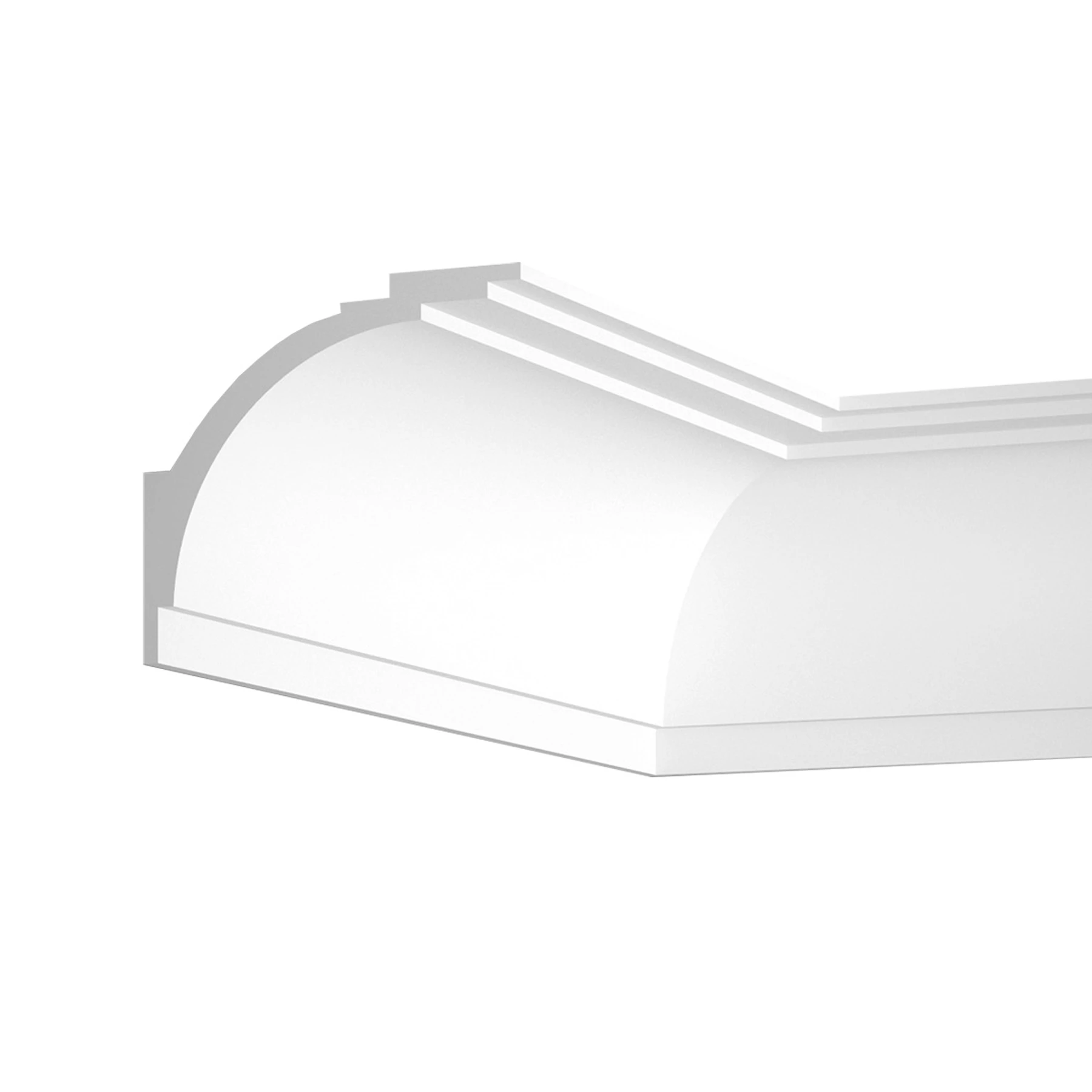 LED Stuckleiste - Deckenleiste - indirekt - 10,8 x 12 x 200cm