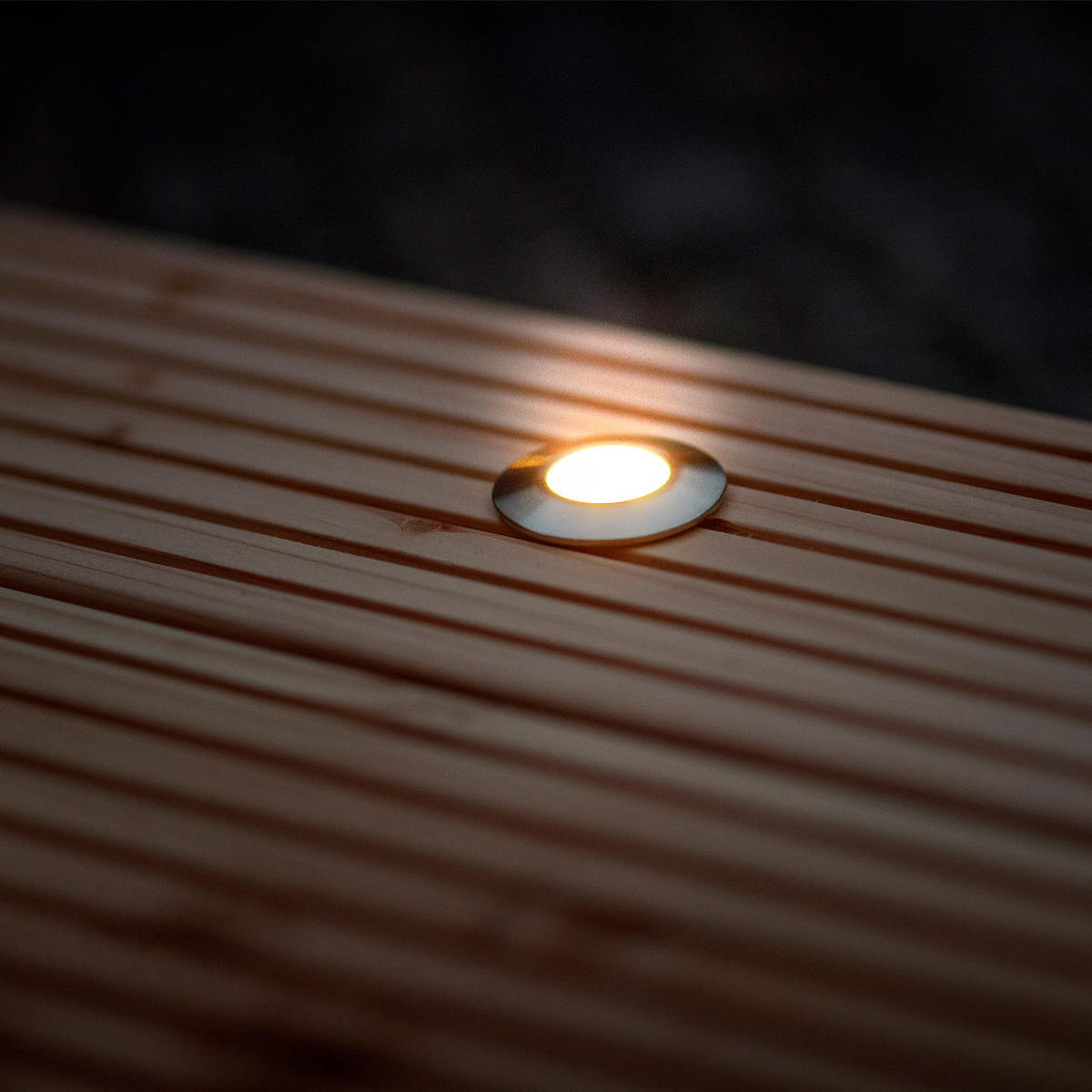 12V Einbaustrahler - 1W - Lichtfarbe: warmweiß - IP44