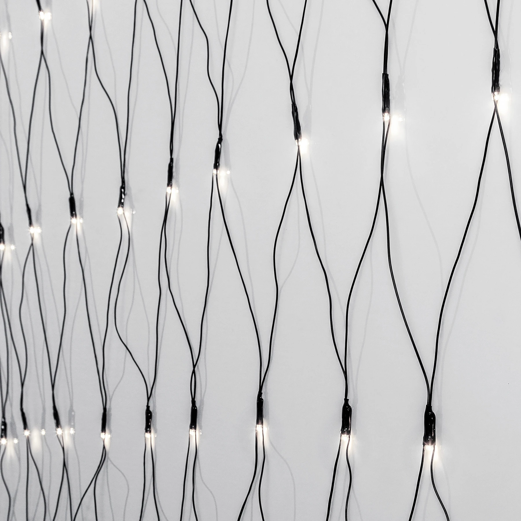 Crispy Ice White - Lichternetz für außen - 3 m - 200 LEDs - Netzbetrieb - Kaltweiß