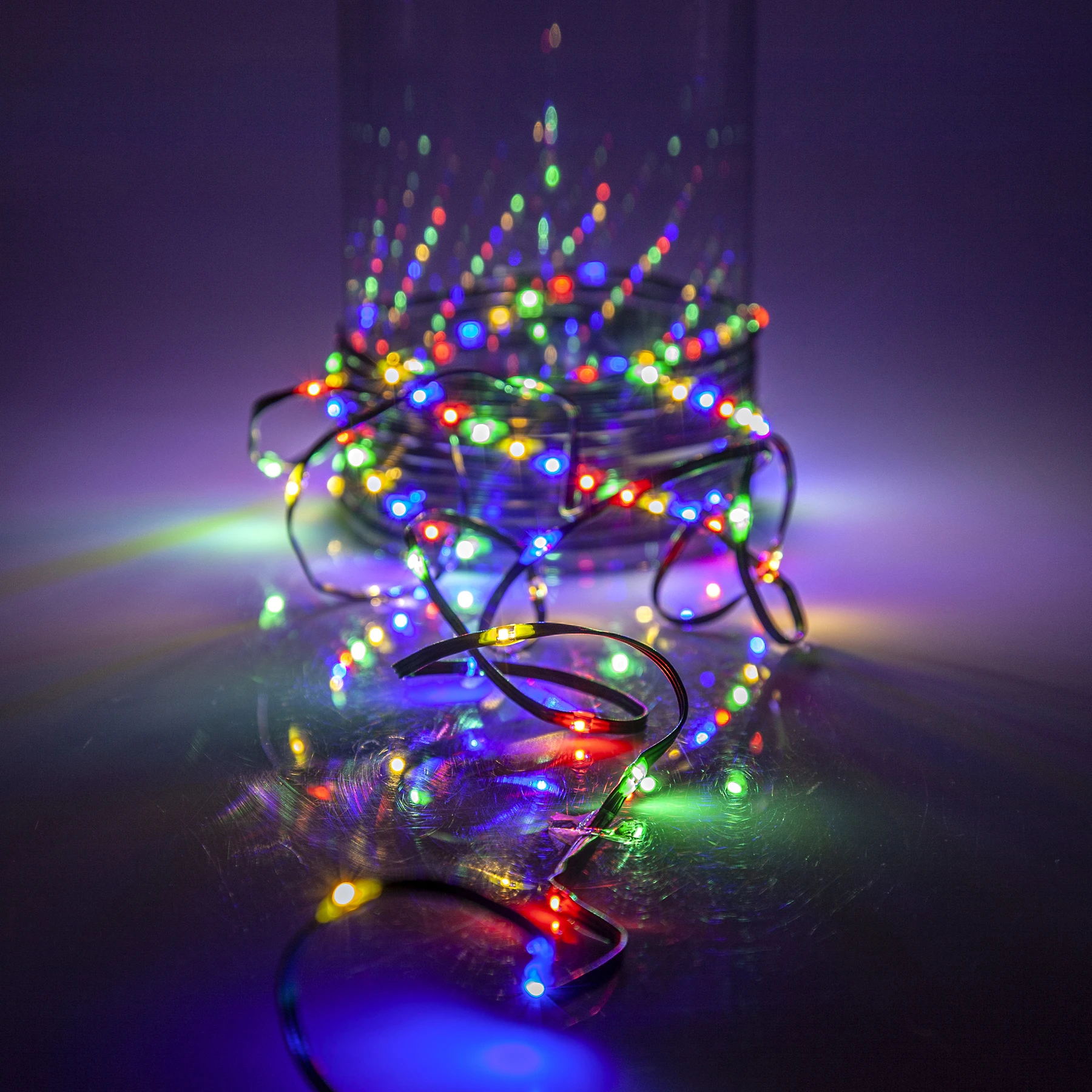 Dew Drop Micro - Lichterkette für außen - 36 m - 480 LEDs - Netzbetrieb - Mehrfarbig