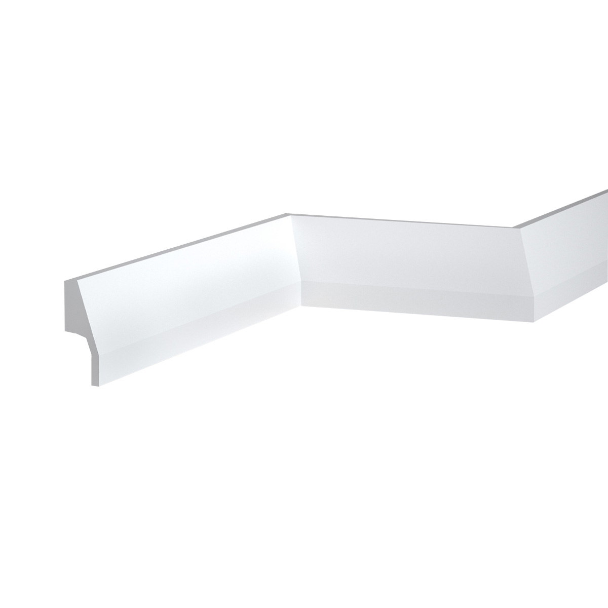 Mardom Decor, LED Stuckleiste, Wandleiste, indirekt, 2,7 x 7 x 200cm