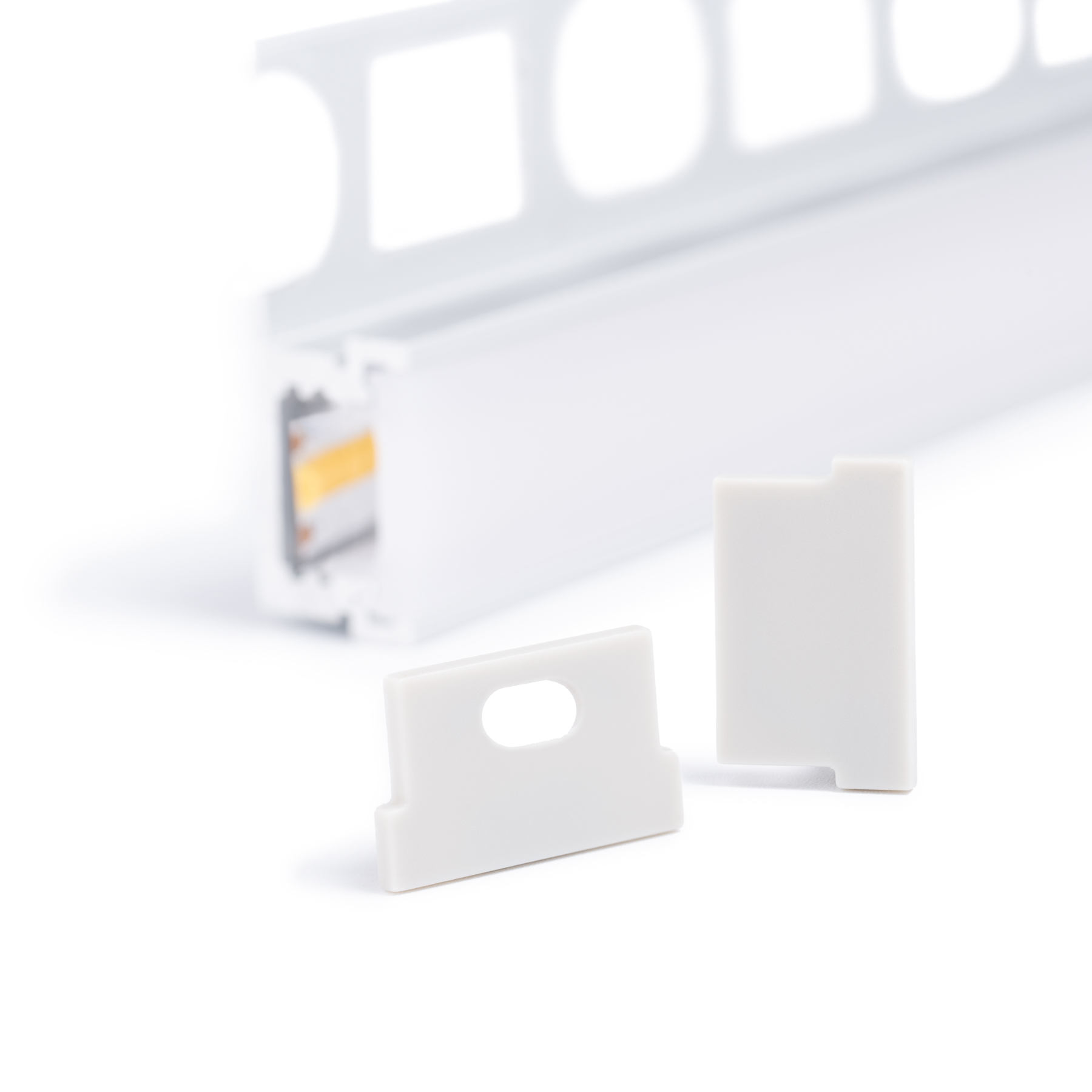 Endkappe für Aluminium LED Profil CC80 1 Stück ohne Loch