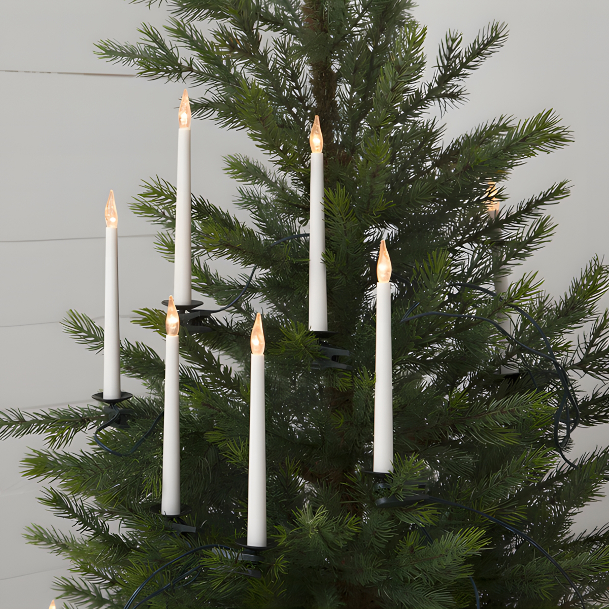 Slimline - Baumlichterkette für innen - 16,8 m - 25 LEDs - Netzbetrieb - Warmweiß