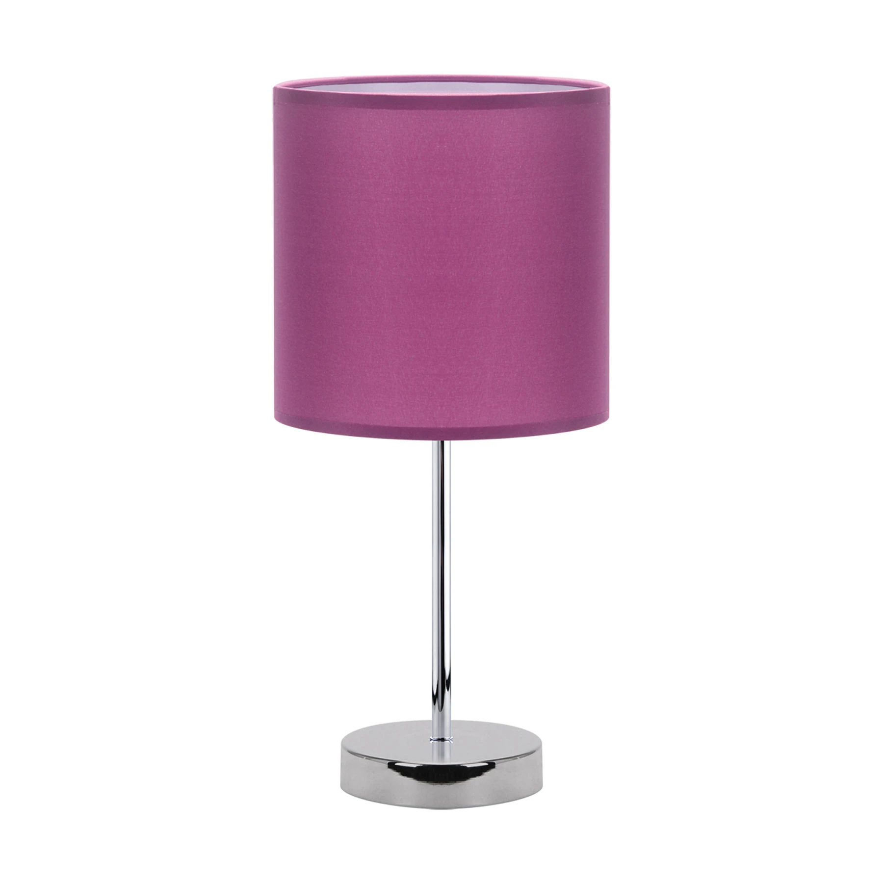 AGNES - Tischleuchte indoor in purpurrot/chrom - Lichtfarbe: individuell wählbar