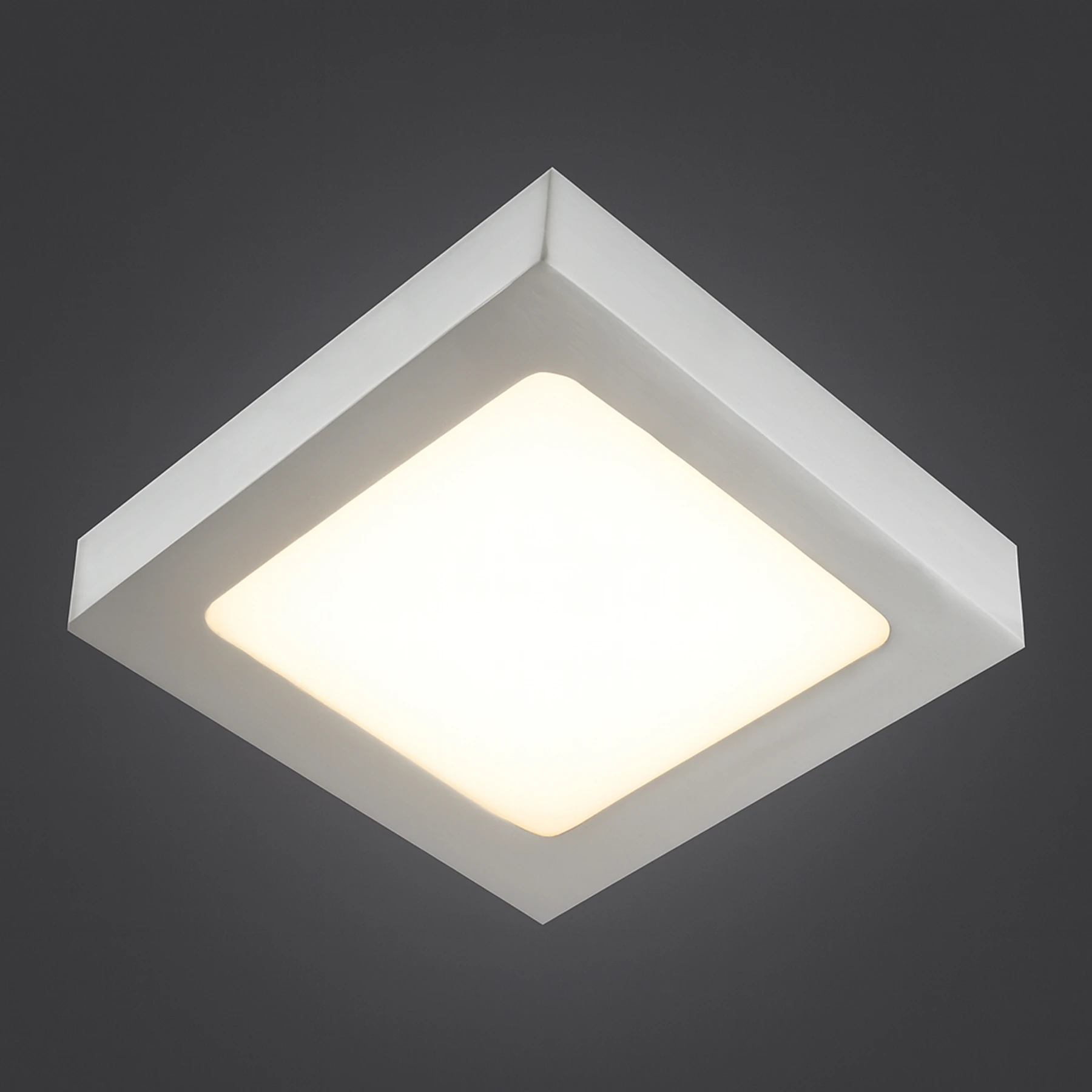 MARTIN LED D - Decken Aufbauleuchte in mattchrom - 12W - Lichtfarbe: neutralweiß