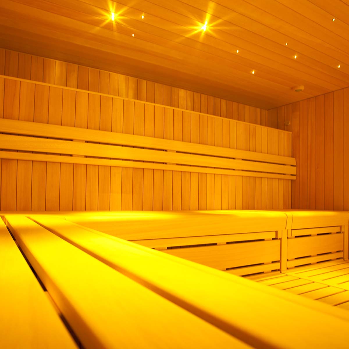 Sauna Beleuchtungsset 12V, 16W, 80 Farben, 15 Lichtprogramme, 80 Fasern a Ø 2mm  in 2m Länge