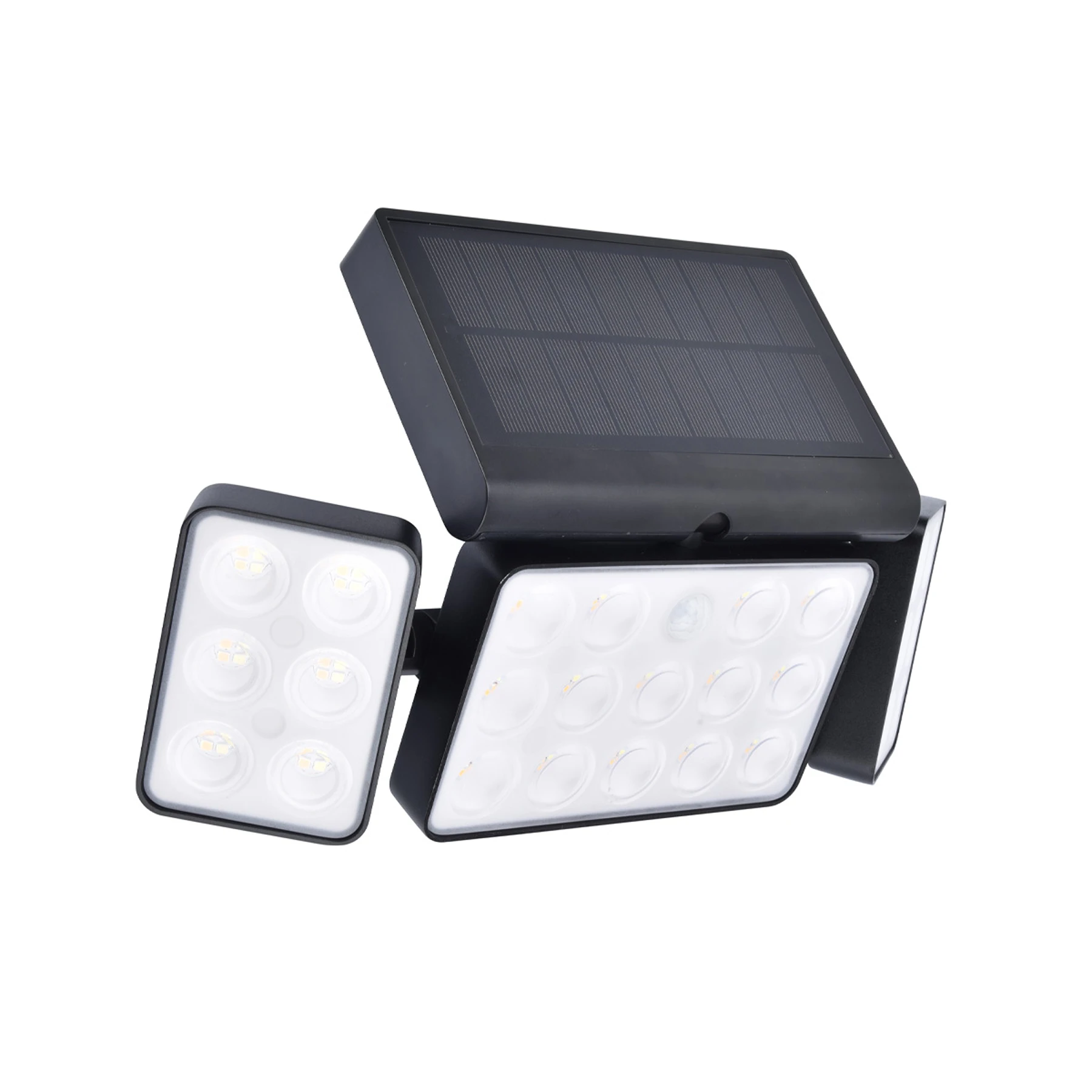 TUDA - Solar Wandleuchte mit Bewegungsmelder in schwarz - 13 W - individuell wählbar