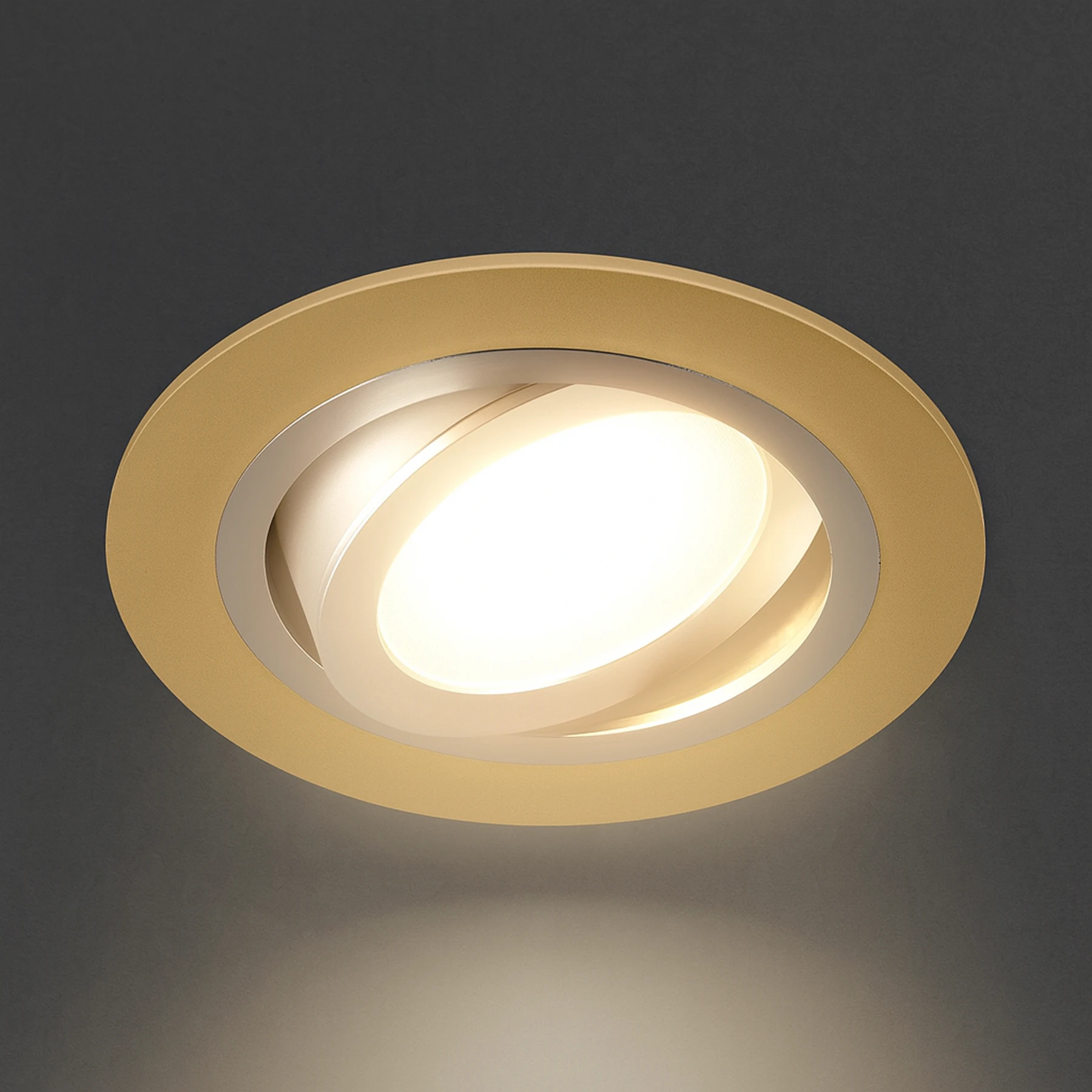 ALUM C - Einbau Deckenspot in gold/silber - Lichtfarbe: individuell wählbar