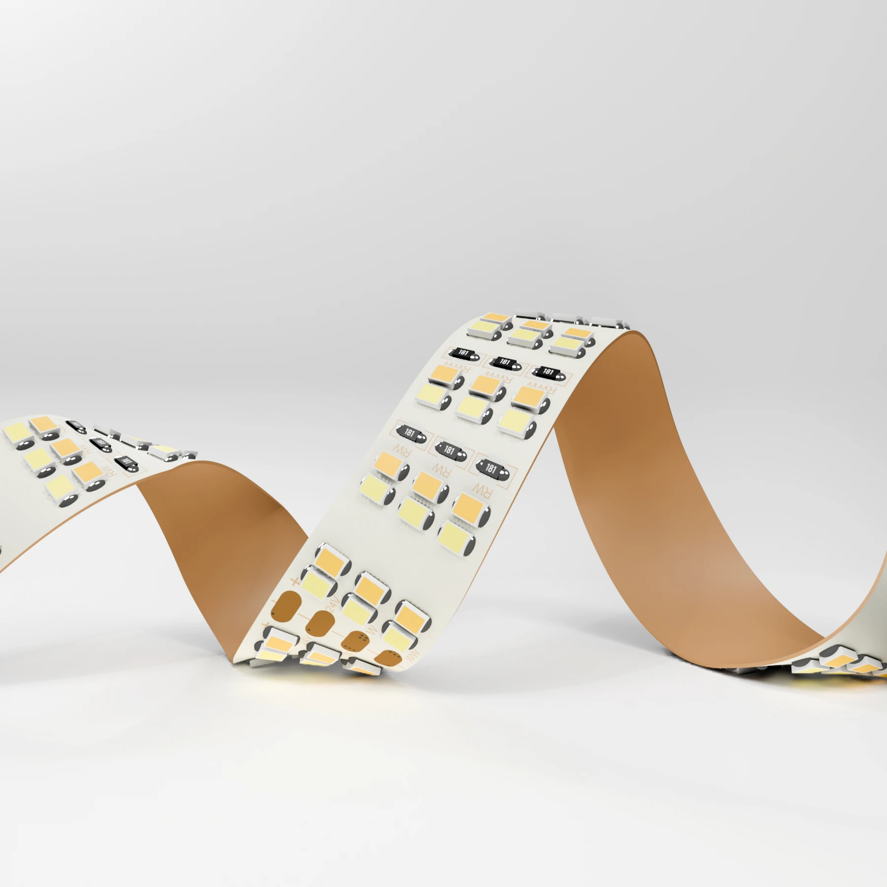 24V High Power LED Streifen - Farbtemperatur einstellbar - 420 LEDs je Meter - alle 10cm teilbar