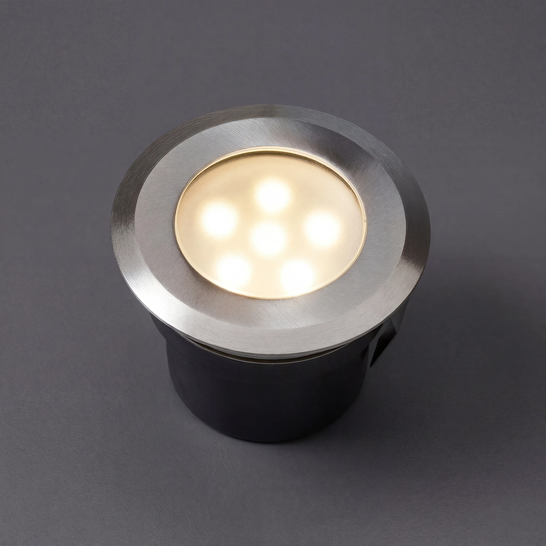 12V Einbaustrahler - 1W - Lichtfarbe: warmweiß - IP67