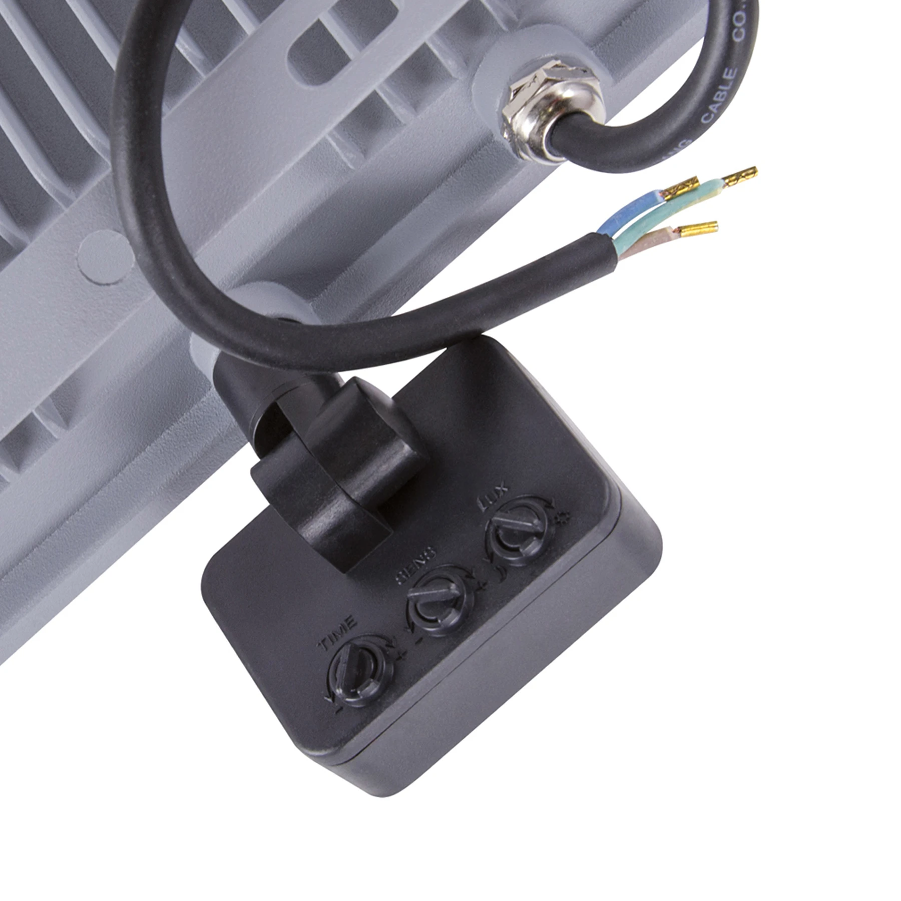 LED Strahler mit Bewegungsmelder - 26,9 x 25,5 x 6,4 cm - 100 W - Lichtfarbe: Kaltweiß