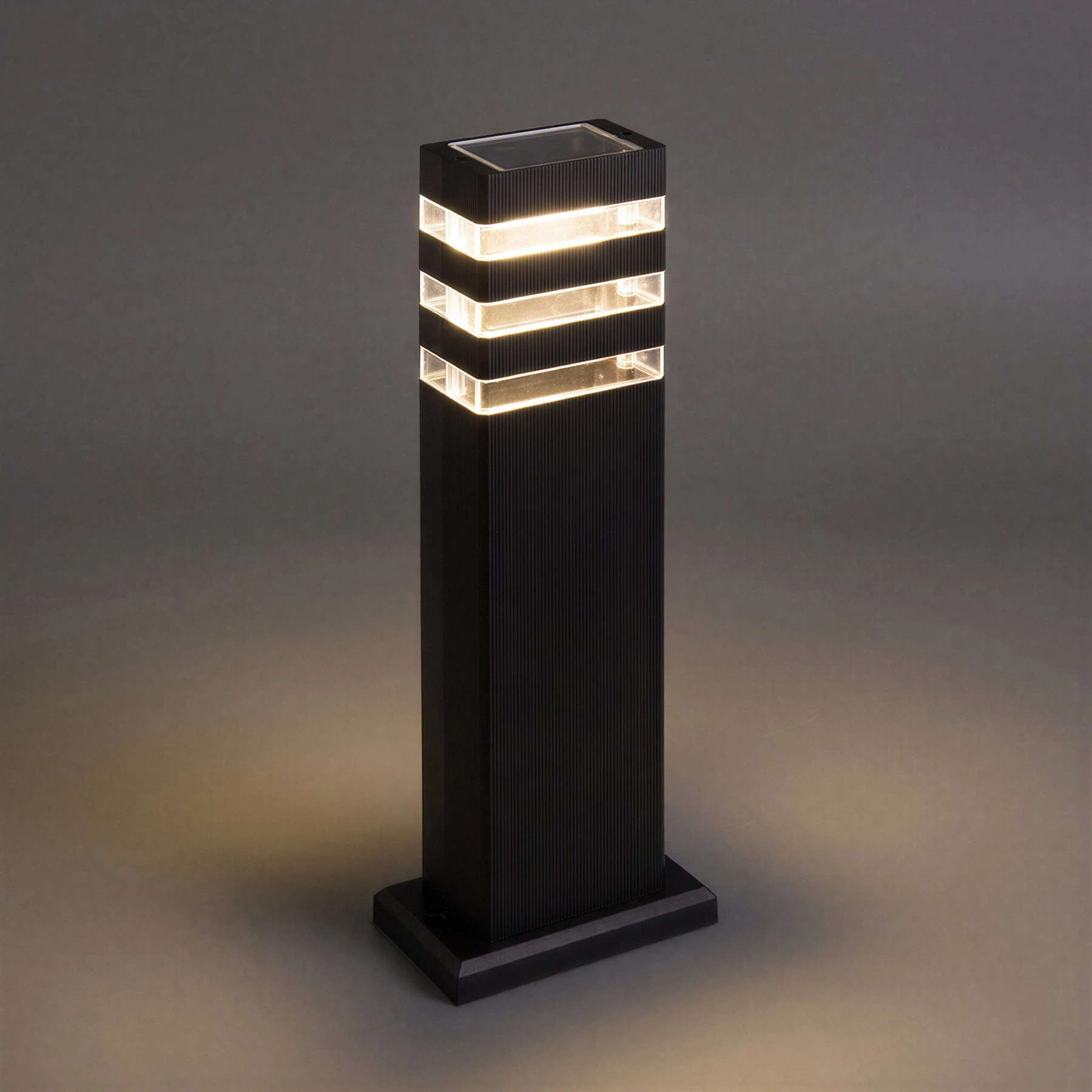 Nordlys - Wegeleuchte in schwarz - Lichtfarbe: individuell wählbar