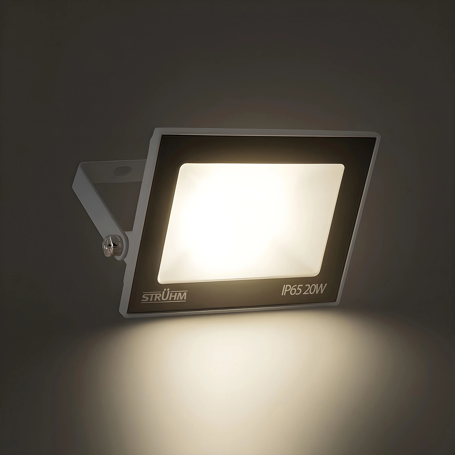 LED Strahler  - 14,2 x 12,3 x 2,3 cm - 20 W - Lichtfarbe: Neutralweiß