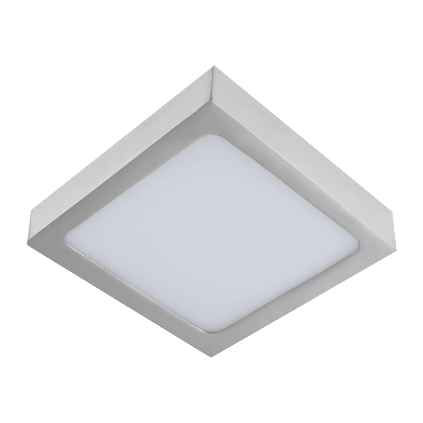 Decken Aufbauleuchte in mattchrom - 24 W - Lichtfarbe: neutralweiß