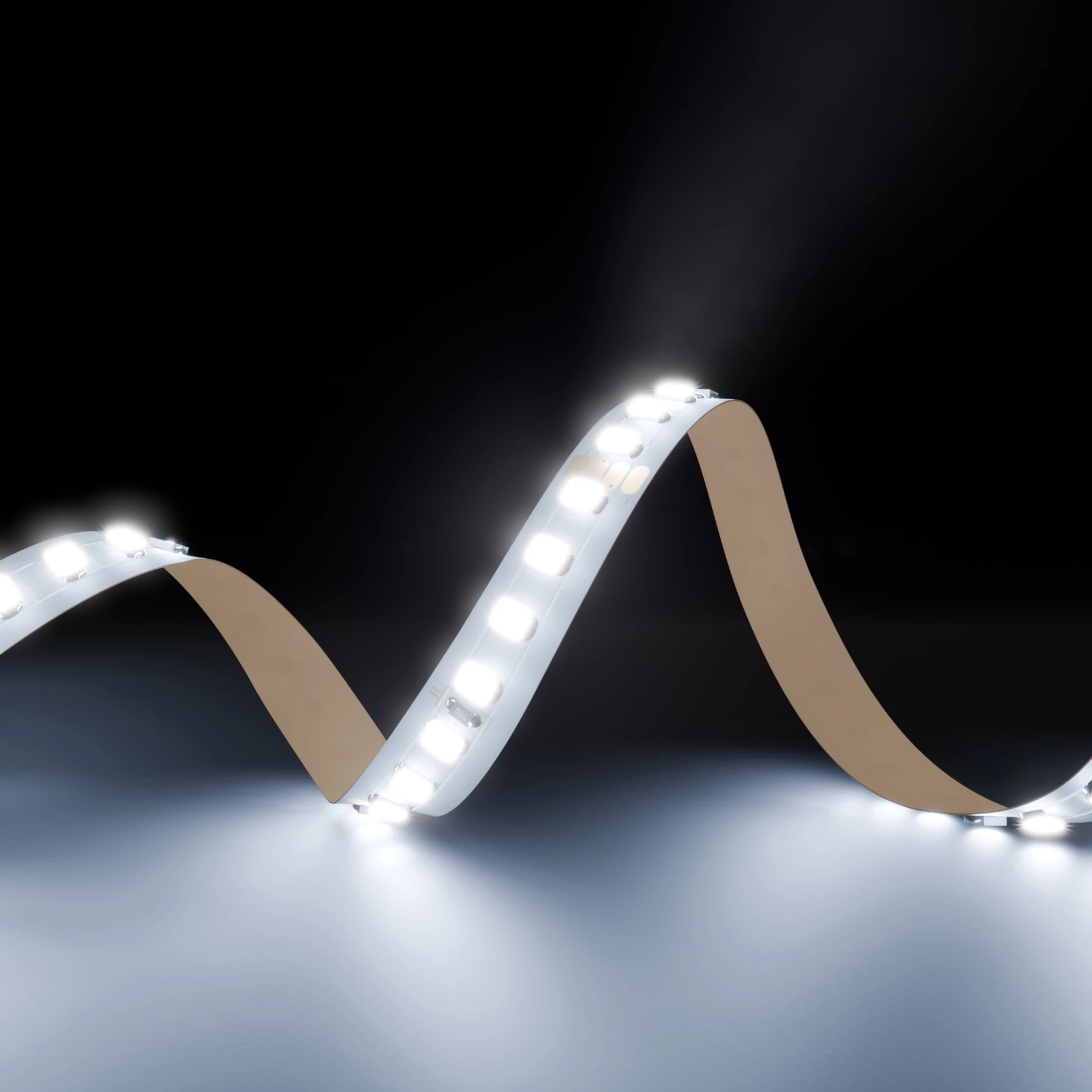 24V  LED Streifen – kaltweiß – 140 LEDs je Meter – alle 5cm teilbar