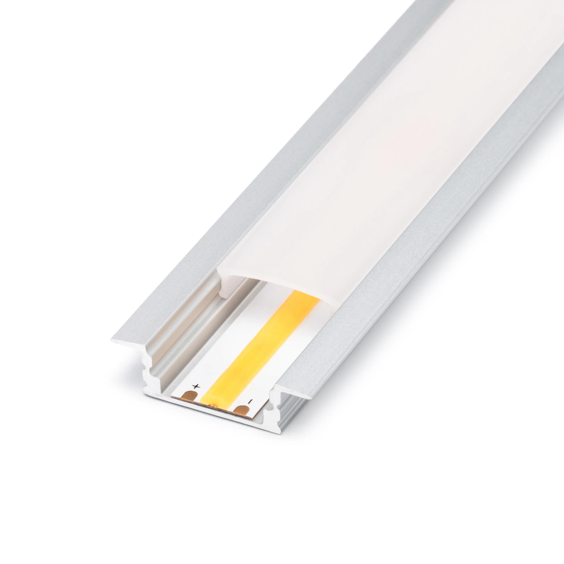 Aluminium LED Einbau Profil in Wunschlänge, slim, 2,32 x 0,8cm