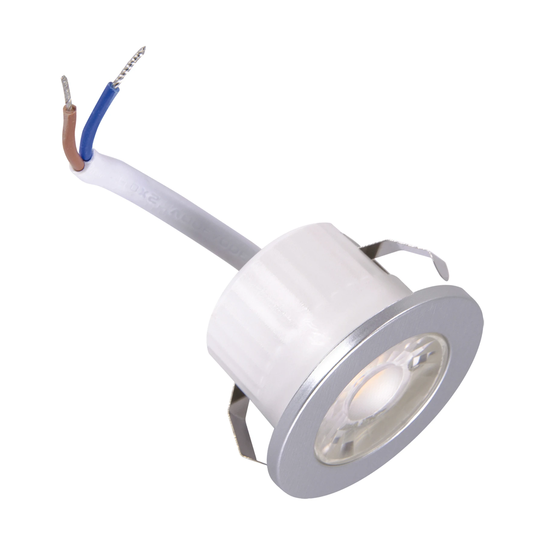 Einbau Deckenspot in silber - 3 W - Lichtfarbe: neutralweiß