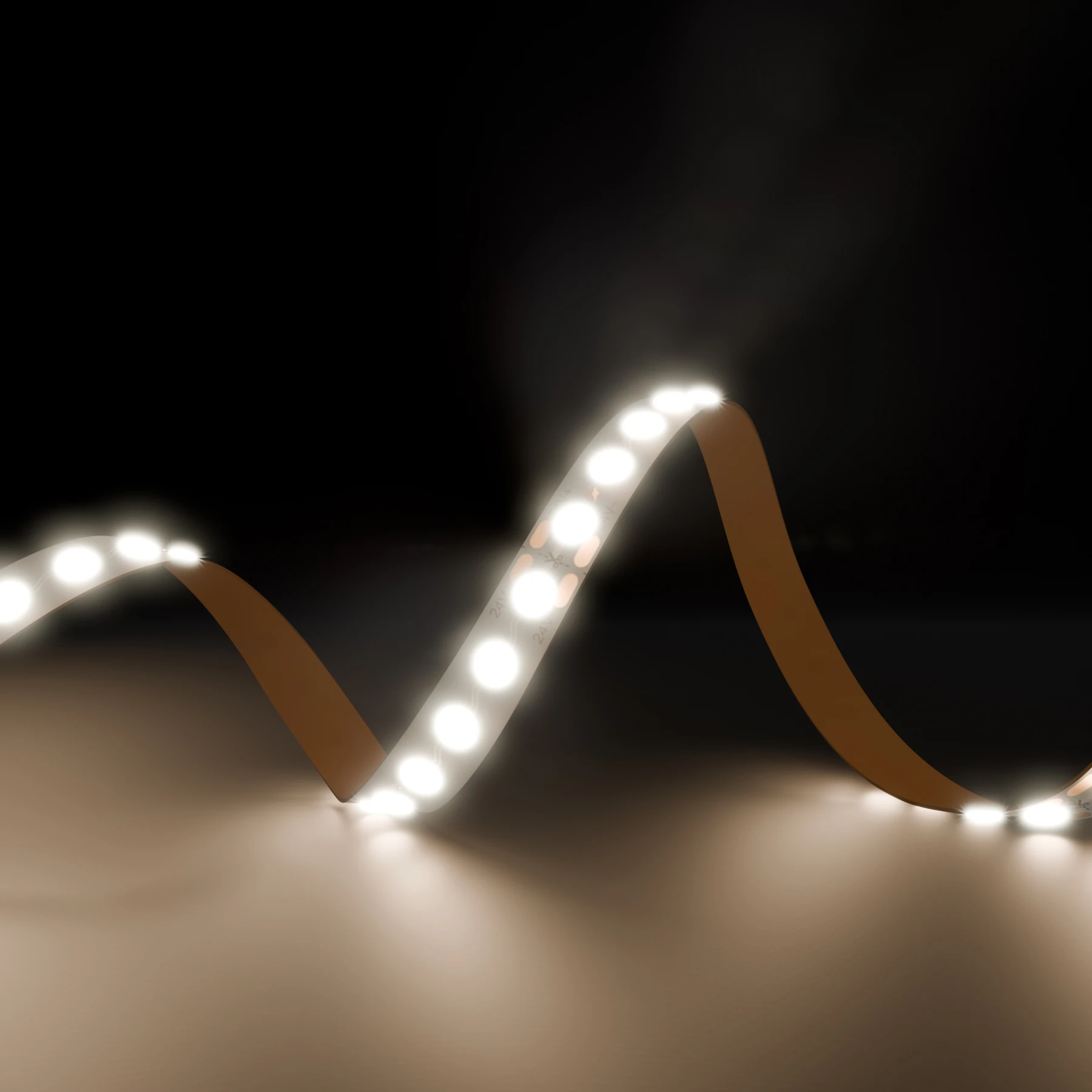 24V LED Streifen Set mit Controller und Netzteil - 5m lang - 8mm breit - Lichtfarbe: Neutralweiß