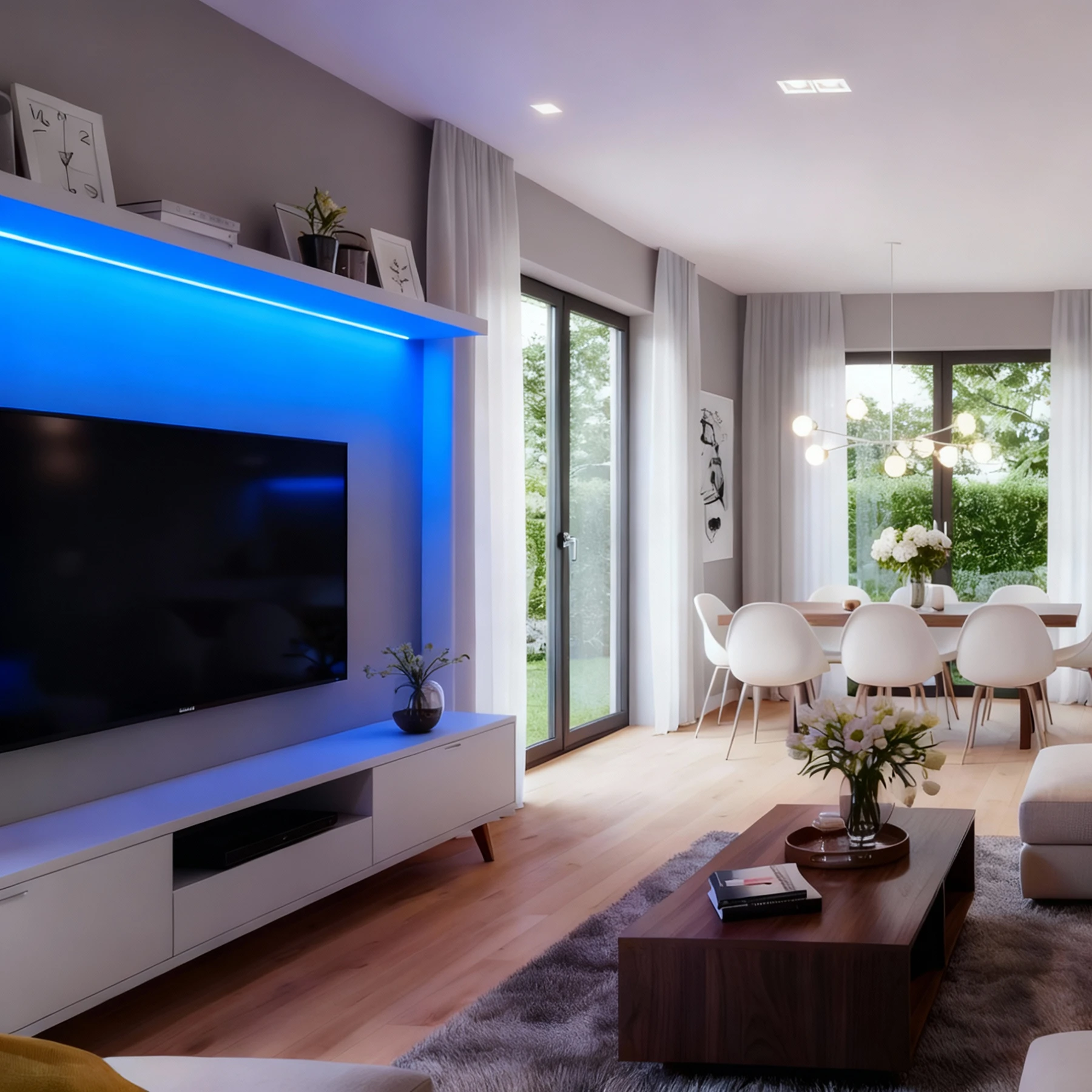 LED Streifen flexibel - LED-Strip 12V blau - je 5cm 3 LEDs - ohne Steckerbuchsen - Löten erforderlich - kein Anschlußkabel zum Netzteil - 5cm mit 3 SMD LEDs