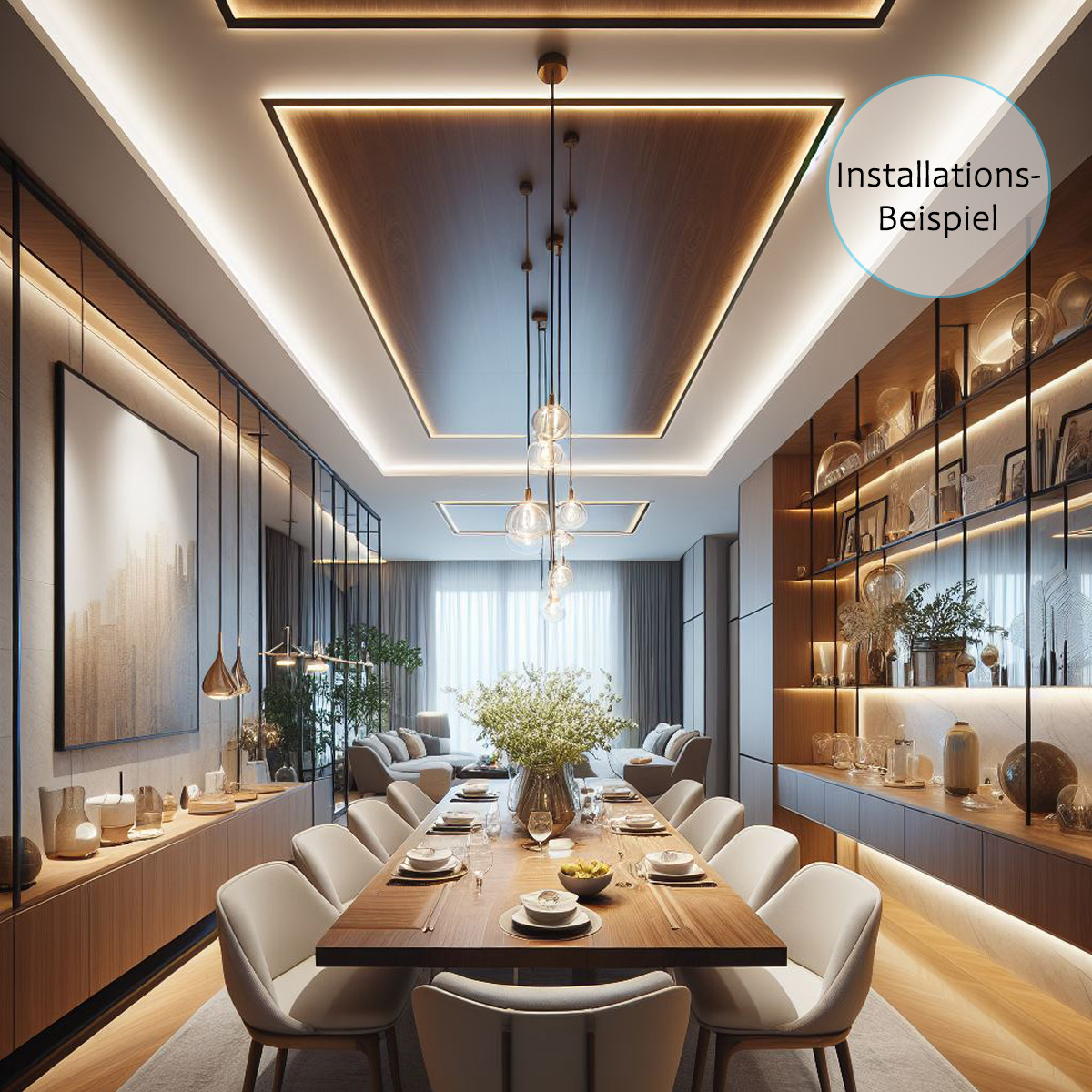 12V Slim-Line Aluminium High Power LED Leiste - warmweiß - diffuse Abdeckung - 33cm - 36 High Power LEDs - 5,7 Watt - 854 Lumen - kein Anschlußkabel zum Netzteil - mit Ausgangskabel ( zum Anschluss einer weiteren LED- Leiste )