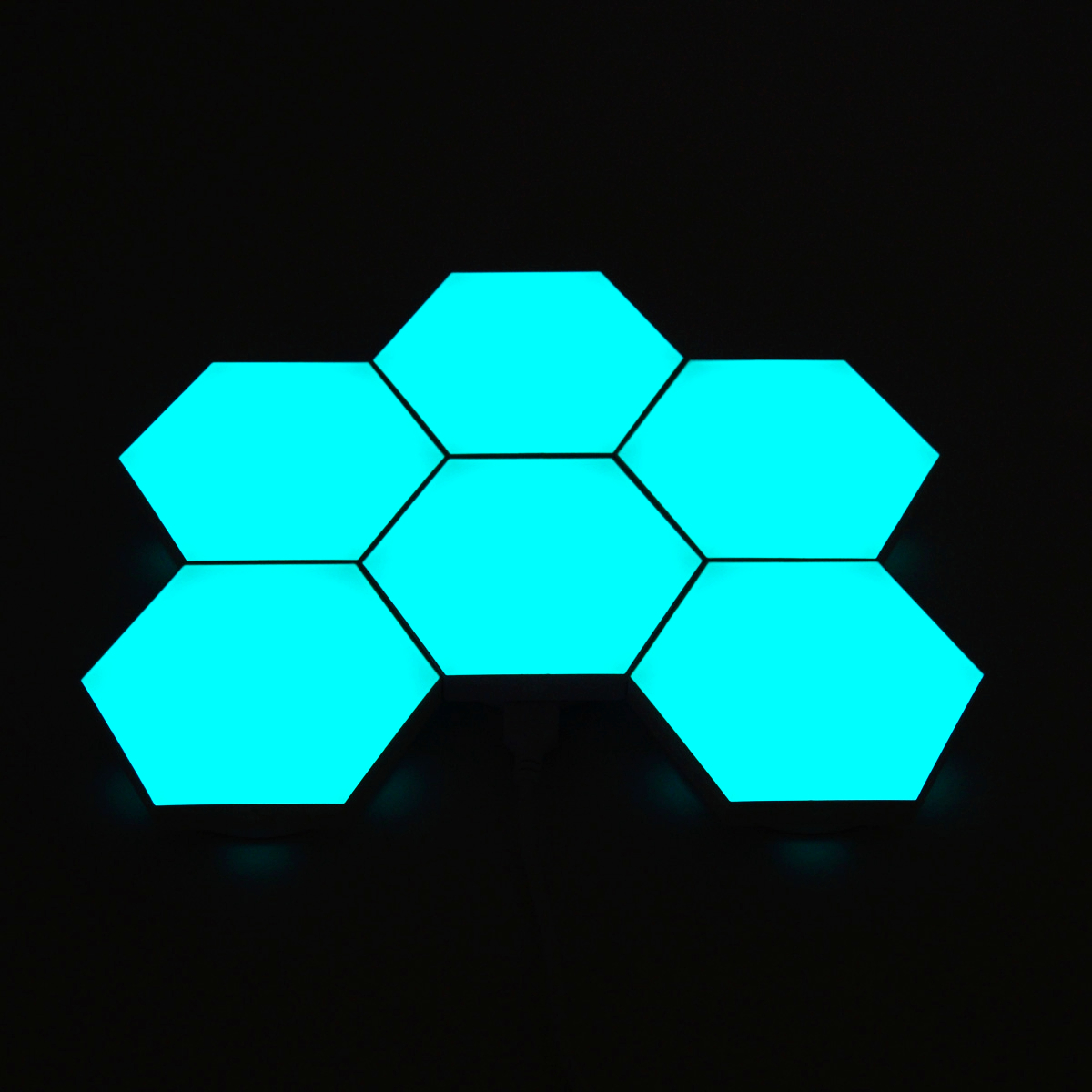 LED Wand Panel Set - 6er Set - Tuya App - Sprachsteuerung über Alexa und Google Home