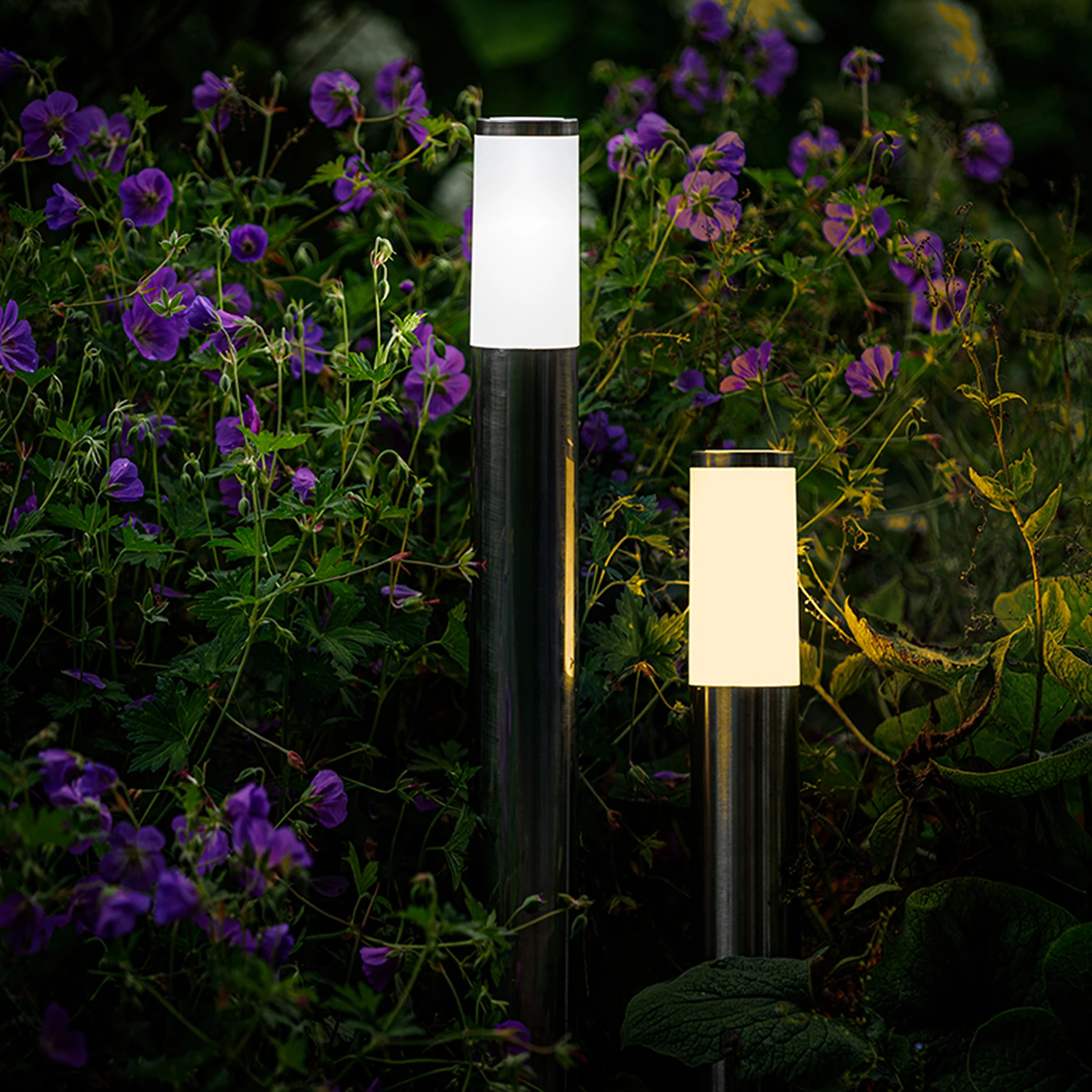 12V Wegeleuchte - 1W - Lichtfarbe: warmweiß + weiß - IP44