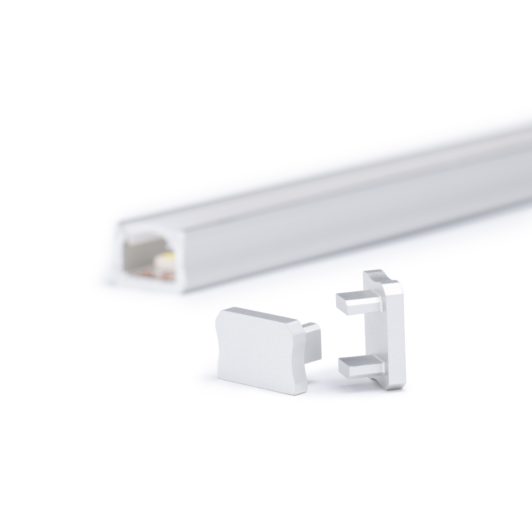 Endkappe für Aluminium LED Profil CC-62 1 Stück mit Kabeldurchführung
