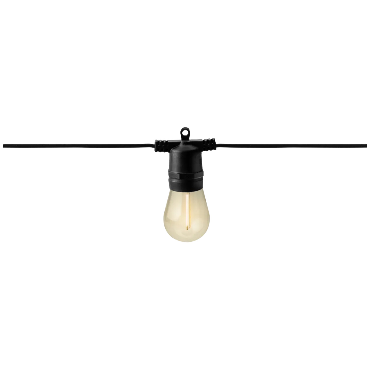 12V Lichterkette - 8W - Lichtfarbe: warmweiß - IP44