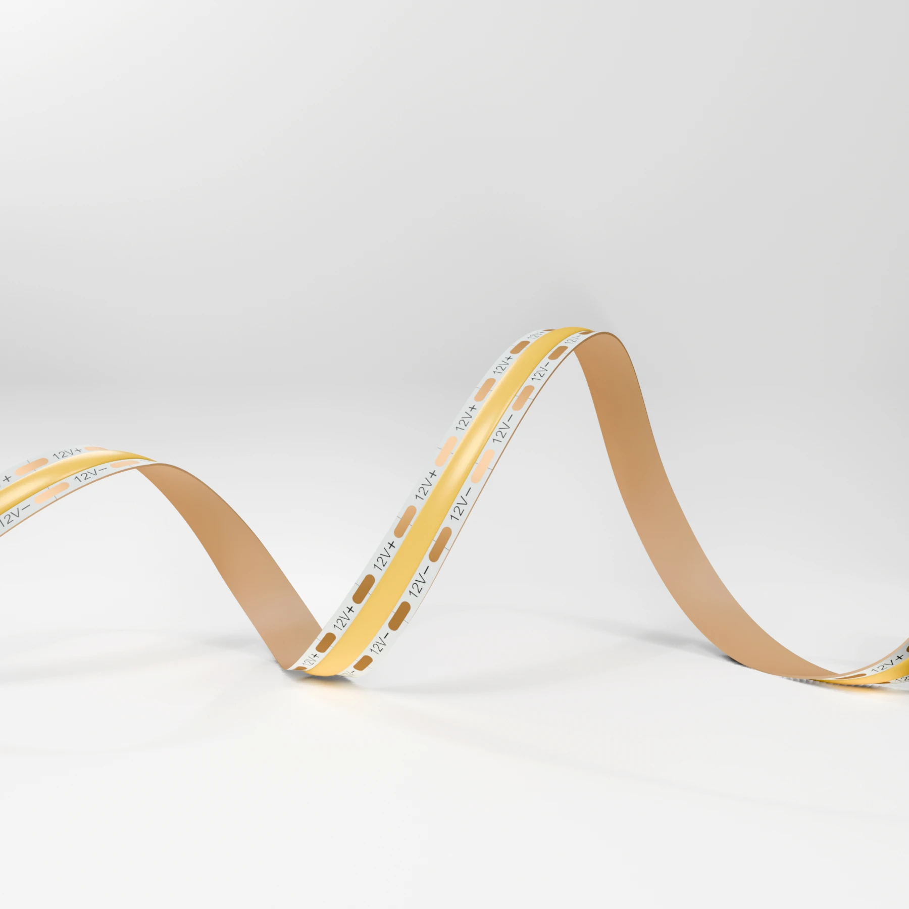 12V COB LED Streifen - warmweiß - alle 1cm teilbar - 8mm breit