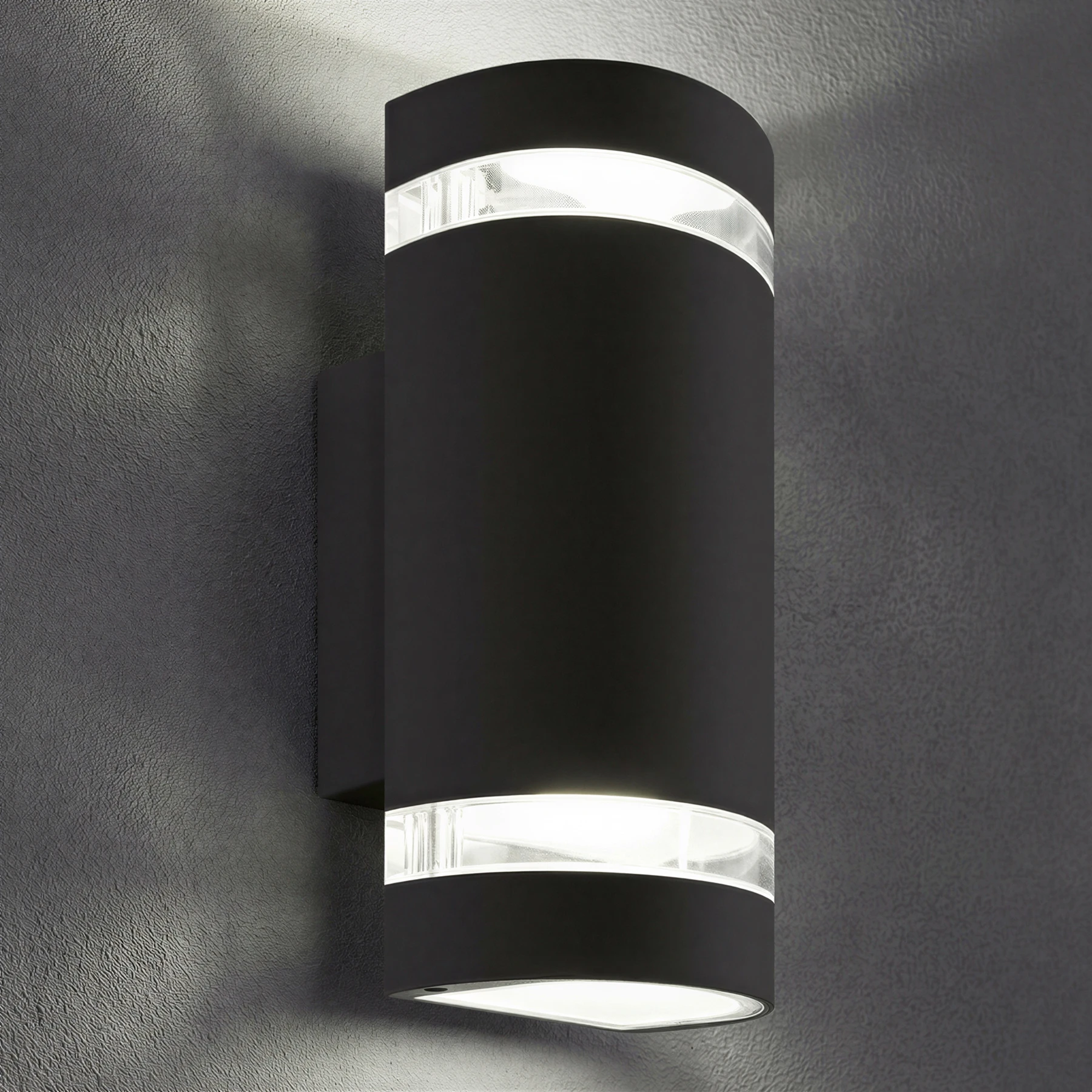 BRUNO WLL 2x - Wandleuchte outdoor in schwarz - Lichtfarbe: individuell wählbar