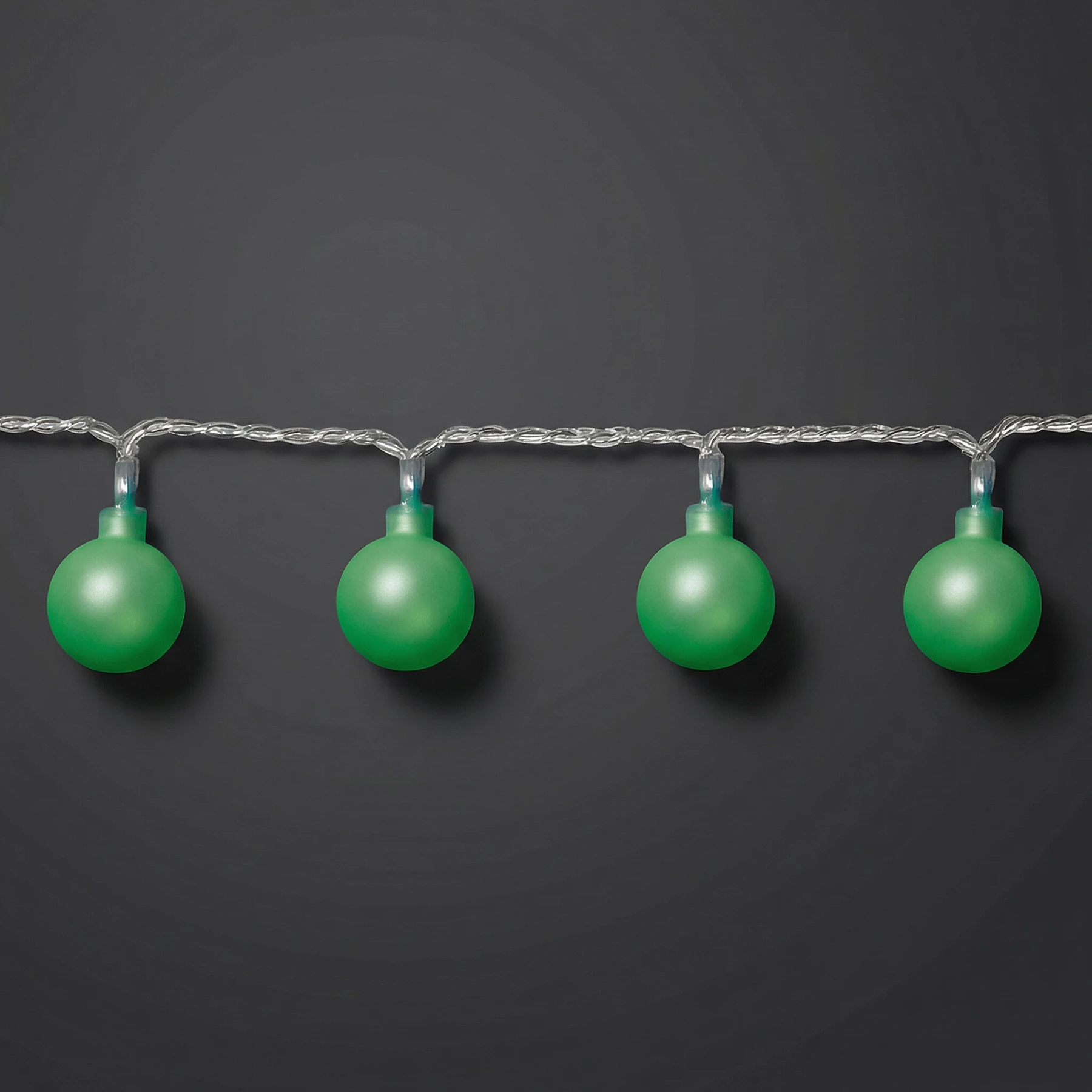 Berry - Deko Lichterkette für außen - 7,35 m - 50 LEDs - Netzbetrieb - Grün