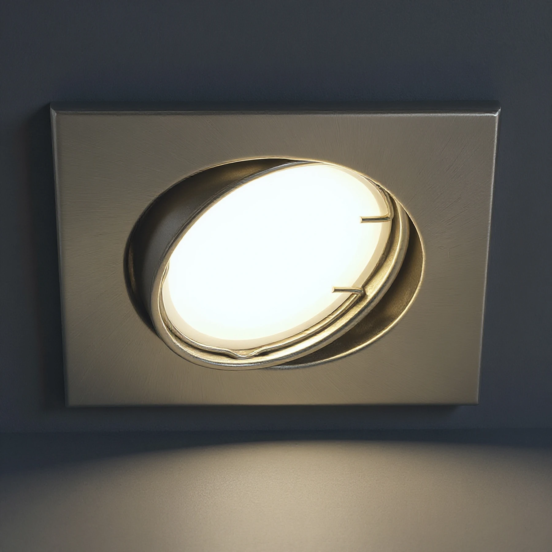 BONO D - Einbau Deckenspot in mattchrom - Lichtfarbe: individuell wählbar