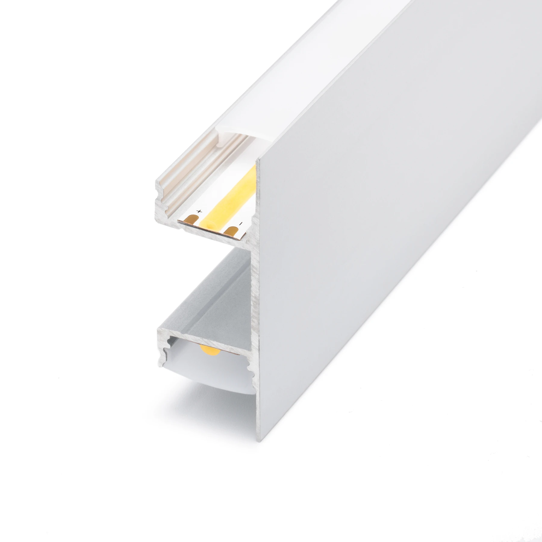 diffuse Abdeckung für LED Wandprofil - up / down, CC-76 - 100cm Länge