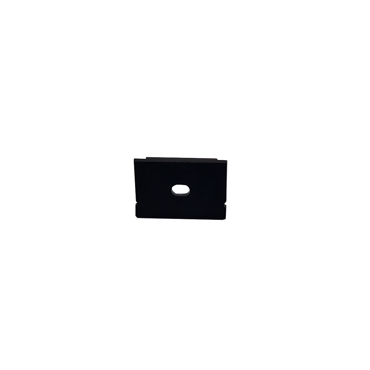 Endkappe für Aluminium LED Profil CC-36-BLK - 1 Stück geschlossen