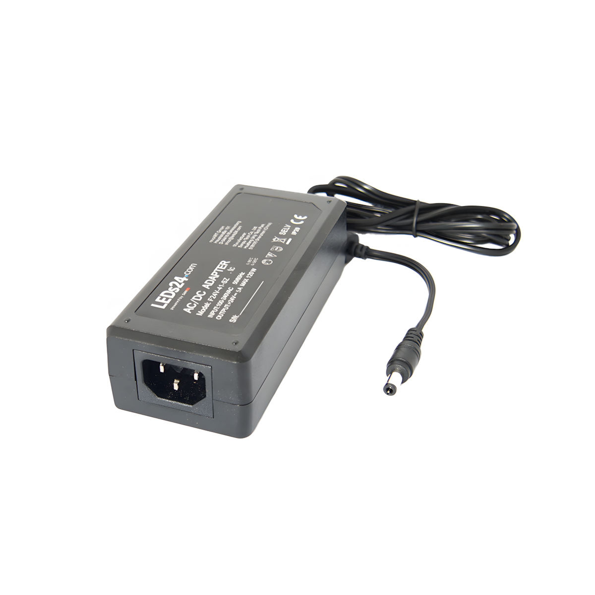 24V DC - Tischnetzteil stabilisiert - 5A - 120 W - Schwarz