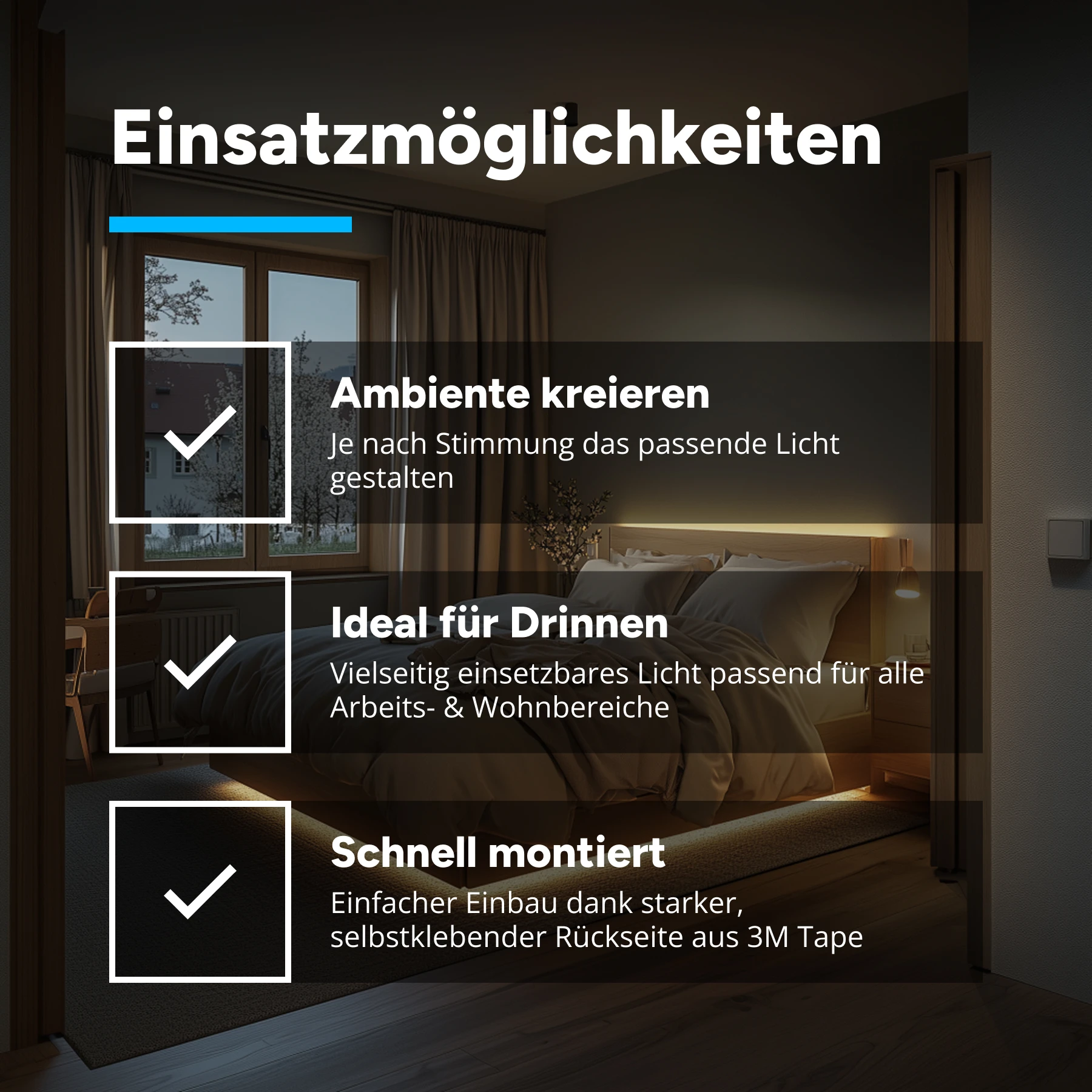 24V High Power LED Streifen - Farbtemperatur einstellbar - 420 LEDs je Meter - alle 10cm teilbar - 10cm - 42 High Power LEDs - 1 Watt - 248 Lumen - ohne Eingangskabel - Löten erforderlich