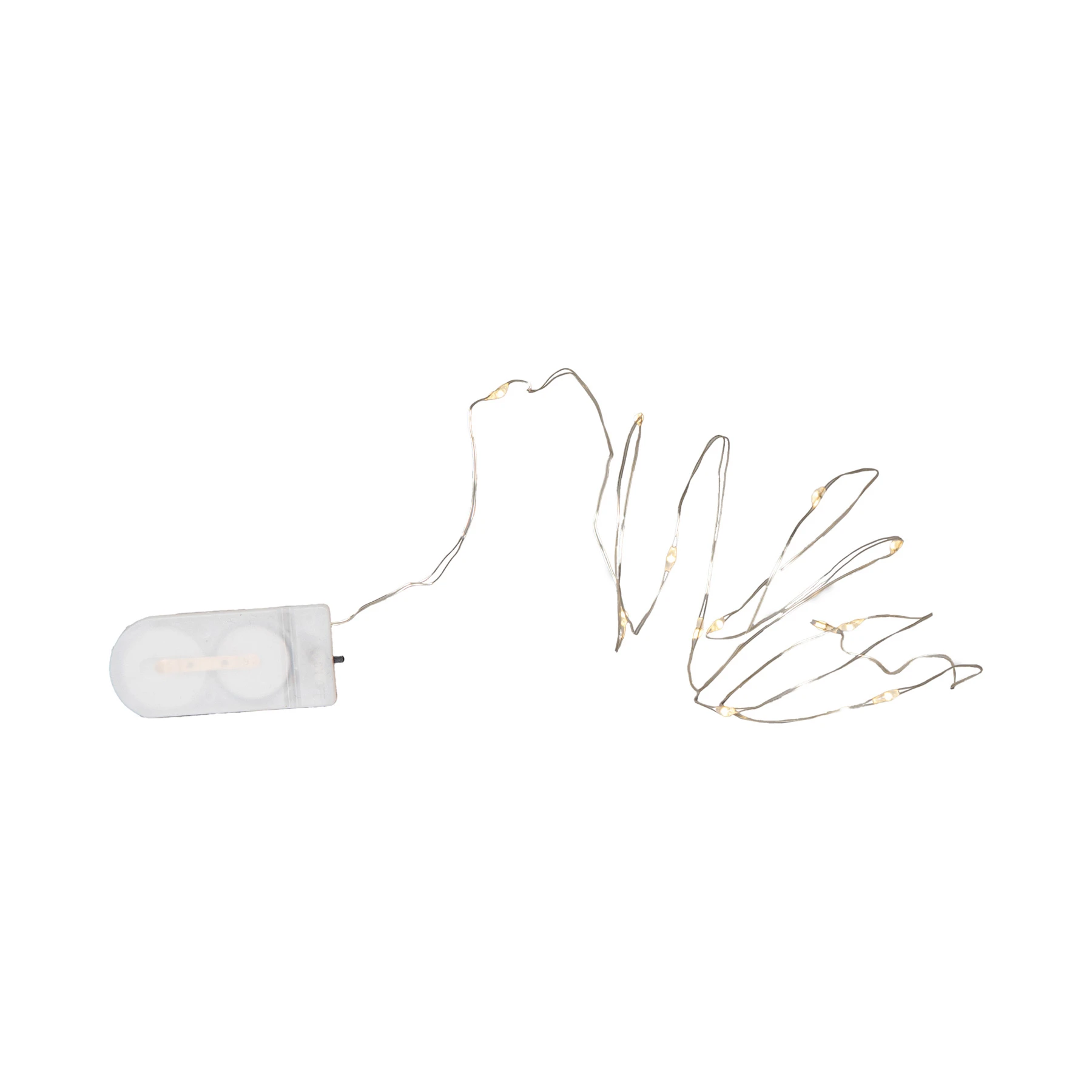 Dew Drop - Deko Lichterkette für innen - 1,1 m - 12 LEDs - Batteriebetrieb - Warmweiß