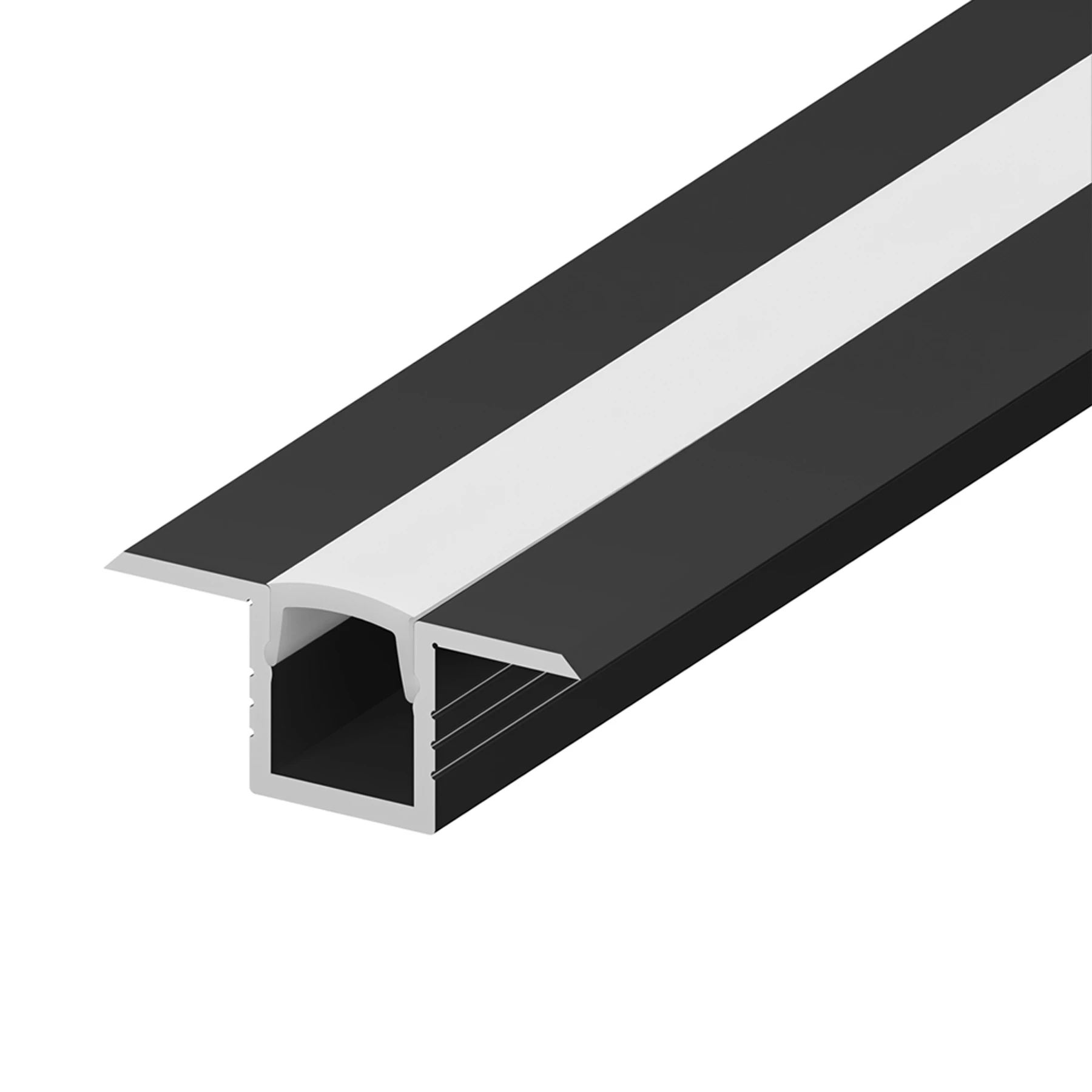 diffuse Abdeckung für LED Einbauprofil P6-4, CC-303-S, CC-303-B - 100cm Länge