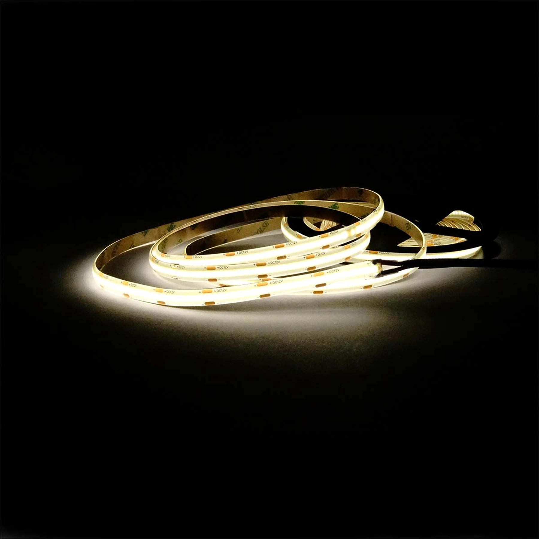 12V wasserfester COB LED Streifen - neutralweiß - IP65 - 8mm breit - alle 2,5cm teilbar - 335cm - 1608 LED Chips - 30,2 Watt - 3002 Lumen