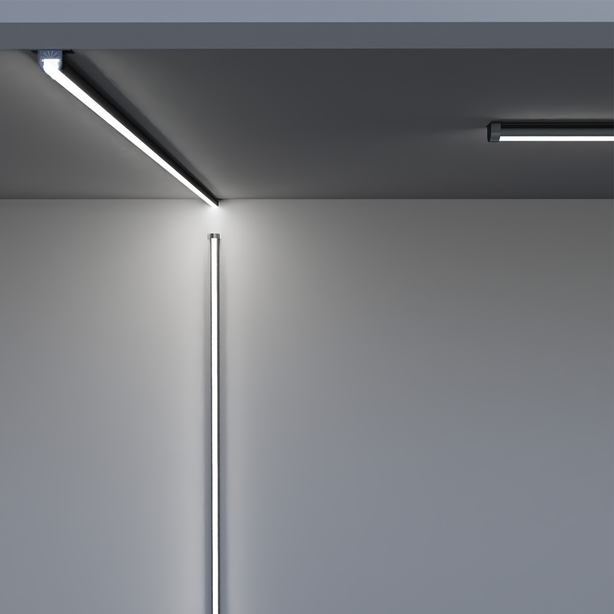 24V  Aluminium LED Leiste – warmweiß – diffuse Abdeckung – einstellbare Abstrahlrichtung