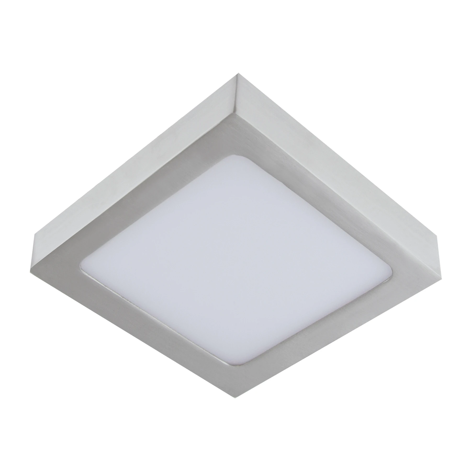 Decken Aufbauleuchte in mattchrom - 18 W - Lichtfarbe: neutralweiß