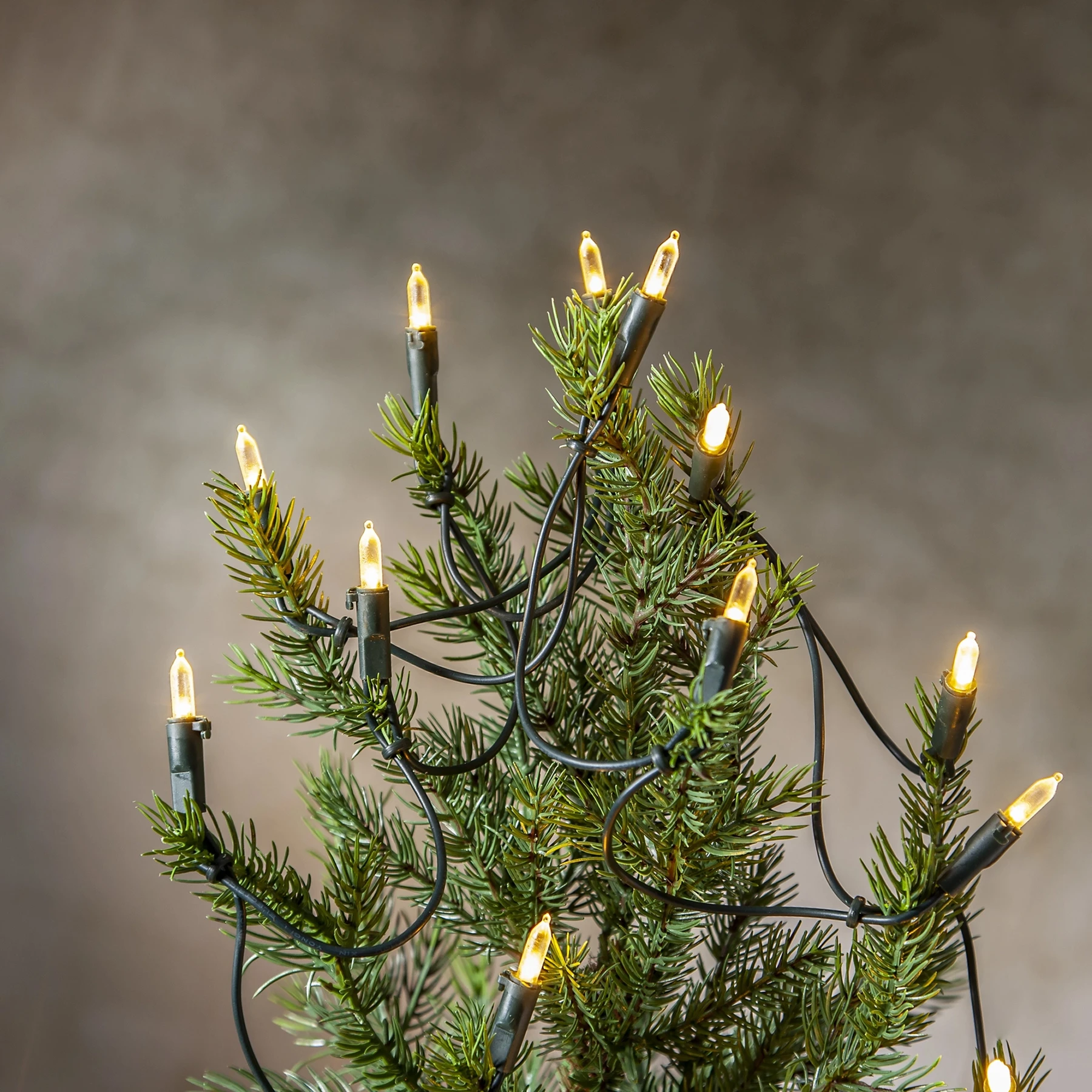 Baumlichterkette für innen - 5,1 m - 35 LEDs - Netzbetrieb - Warmweiß