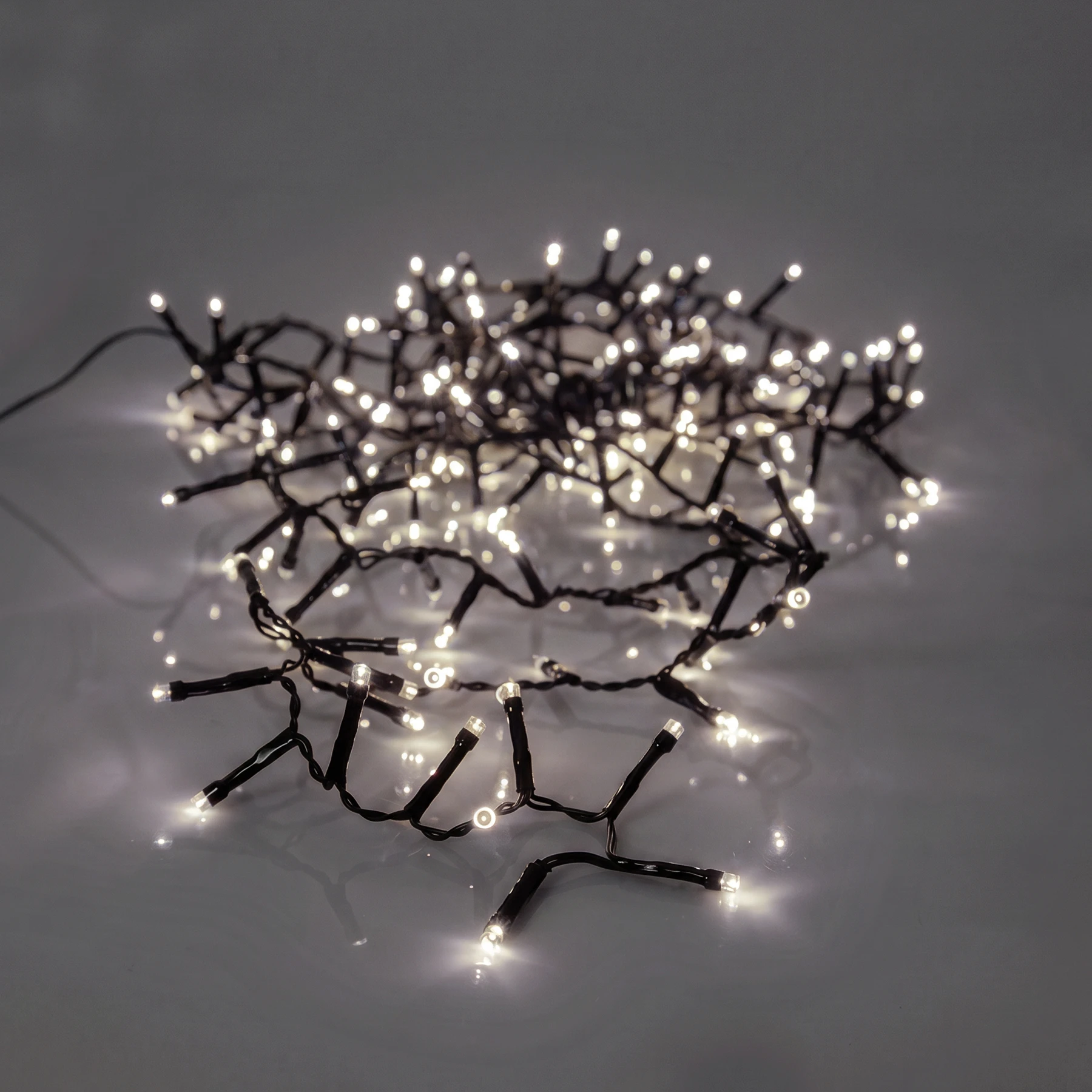 Crispy Ice White - Lichterkette für außen - 3,5 m