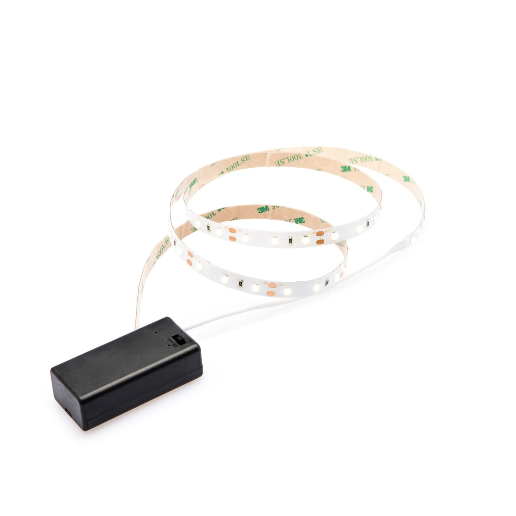 Batteriebetriebenes LED Streifen Set - Lichtfarbe: Weiß